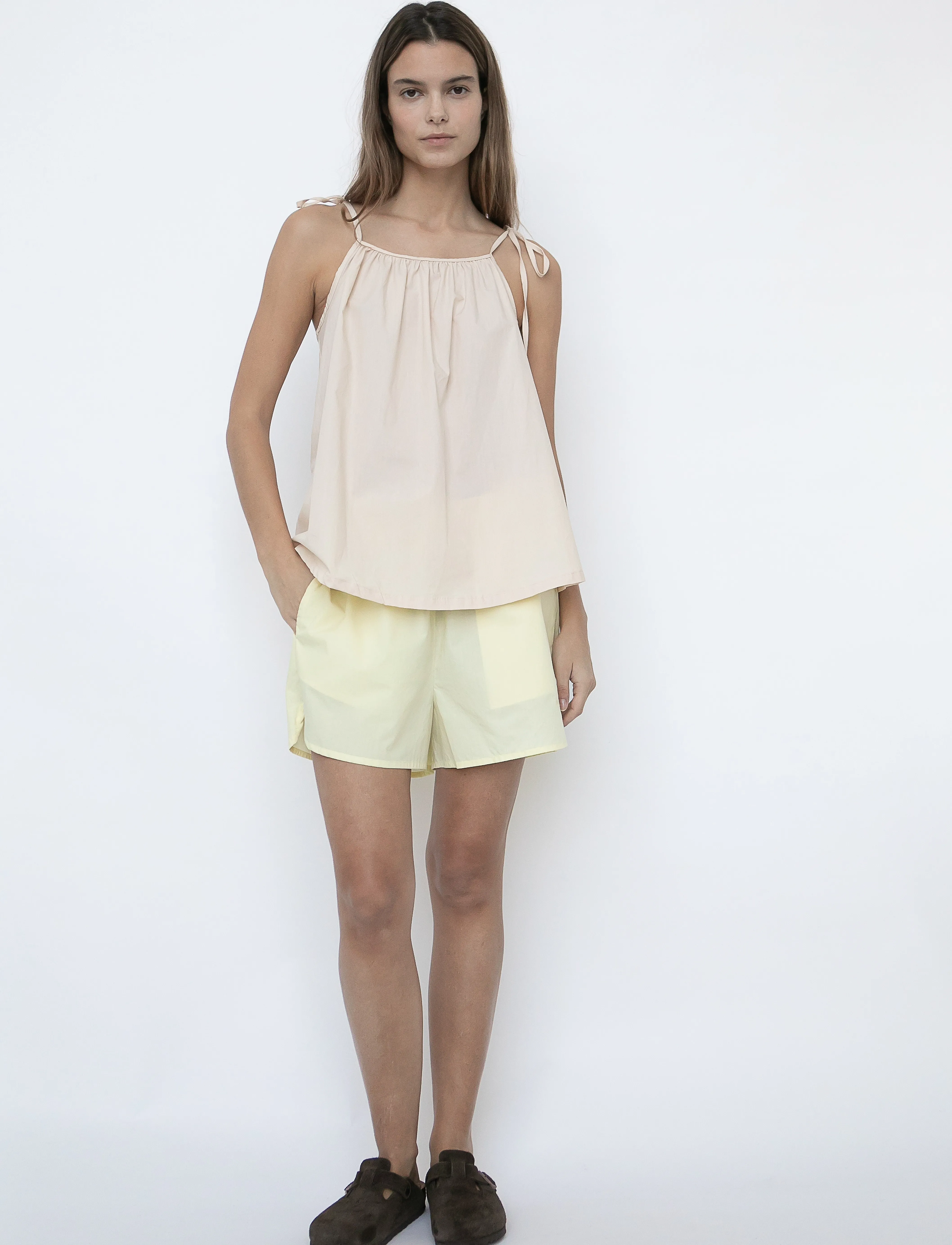 STUDIO FEDER Jasmin Shorts, M, Gelb - Casual Frauen