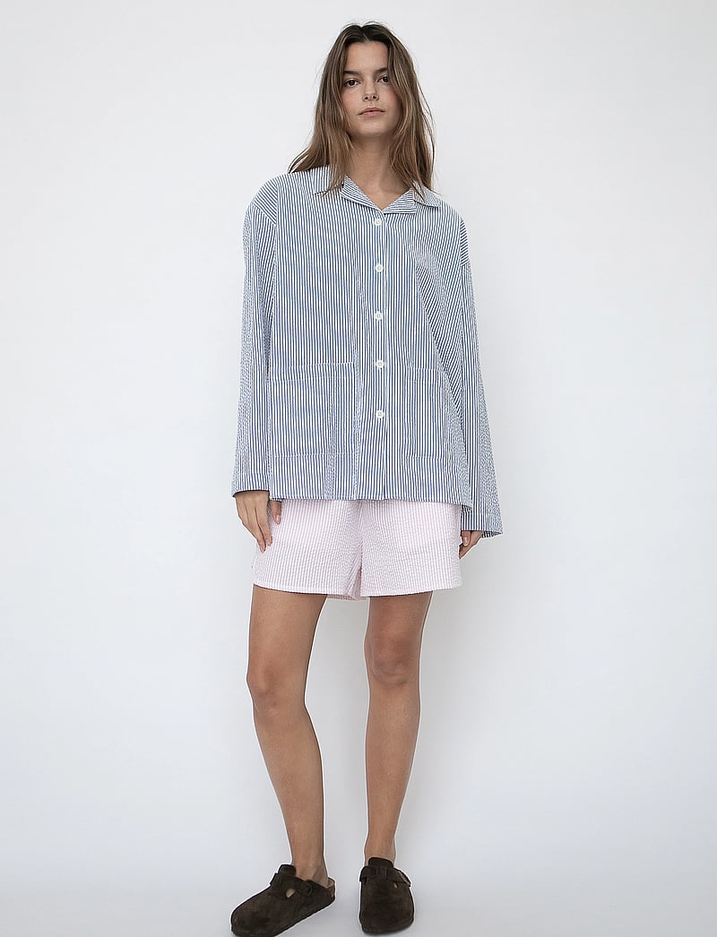 STUDIO FEDER - JASMIN SHORTS - SEERSUCKER - casual shorts - blossom - 0