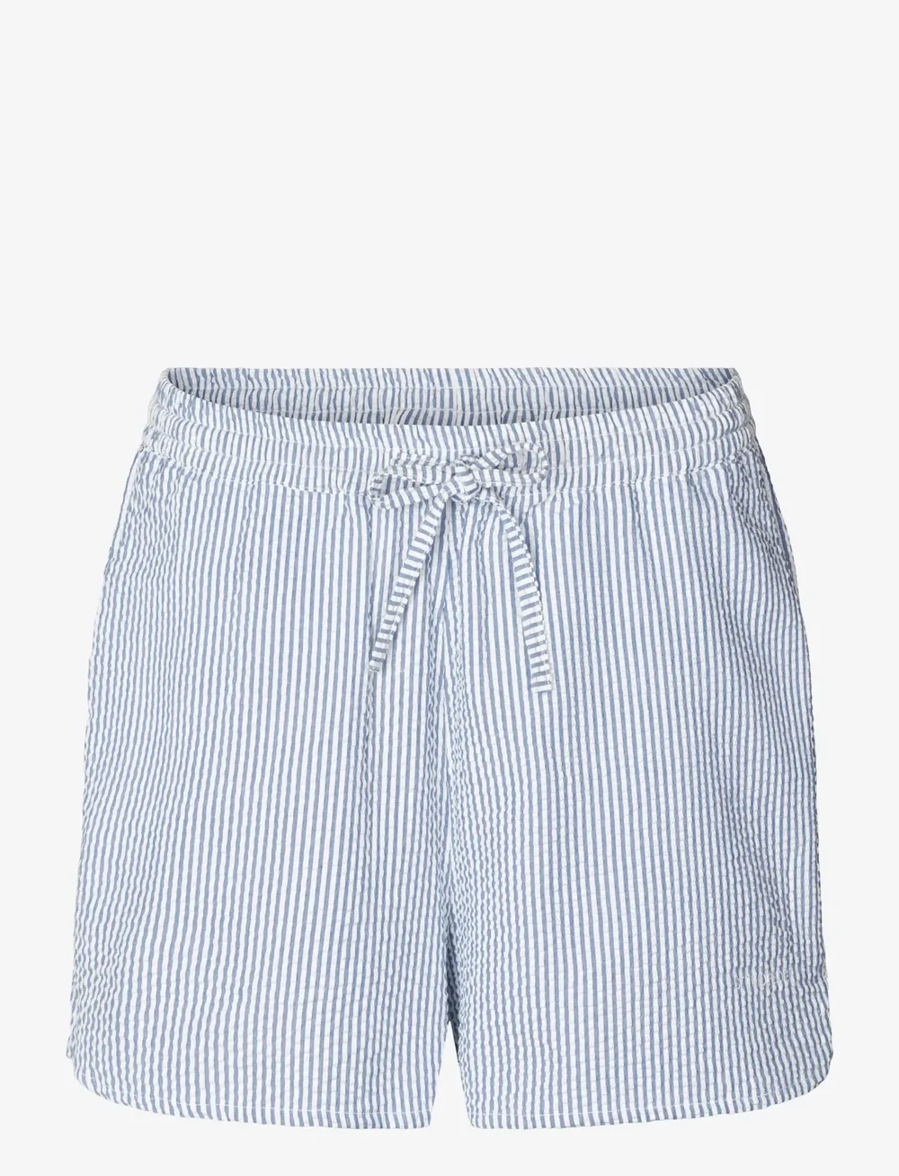 STUDIO FEDER - JASMIN SHORTS - SEERSUCKER - casual shorts - fjord - 1