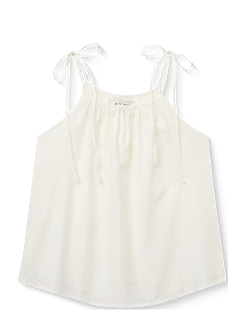 STUDIO FEDER - SIA TOP - tanktops - milk - 1
