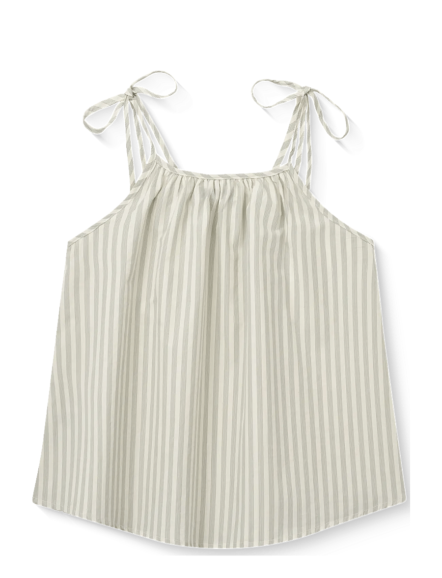 STUDIO FEDER - SIA TOP - sleeveless tops - soft mint stripe - 2