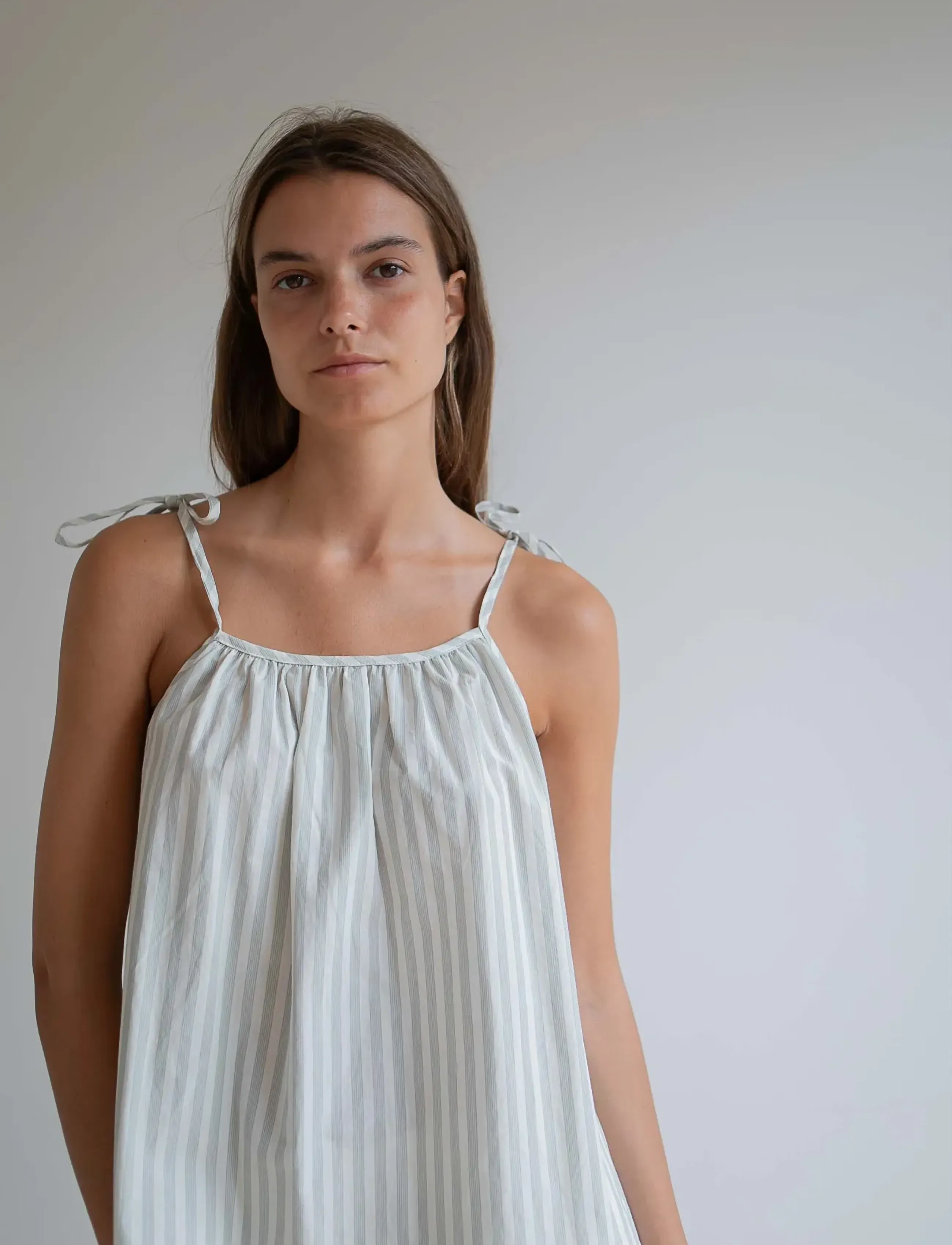 STUDIO FEDER - SIA TOP - sleeveless tops - soft mint stripe - 3
