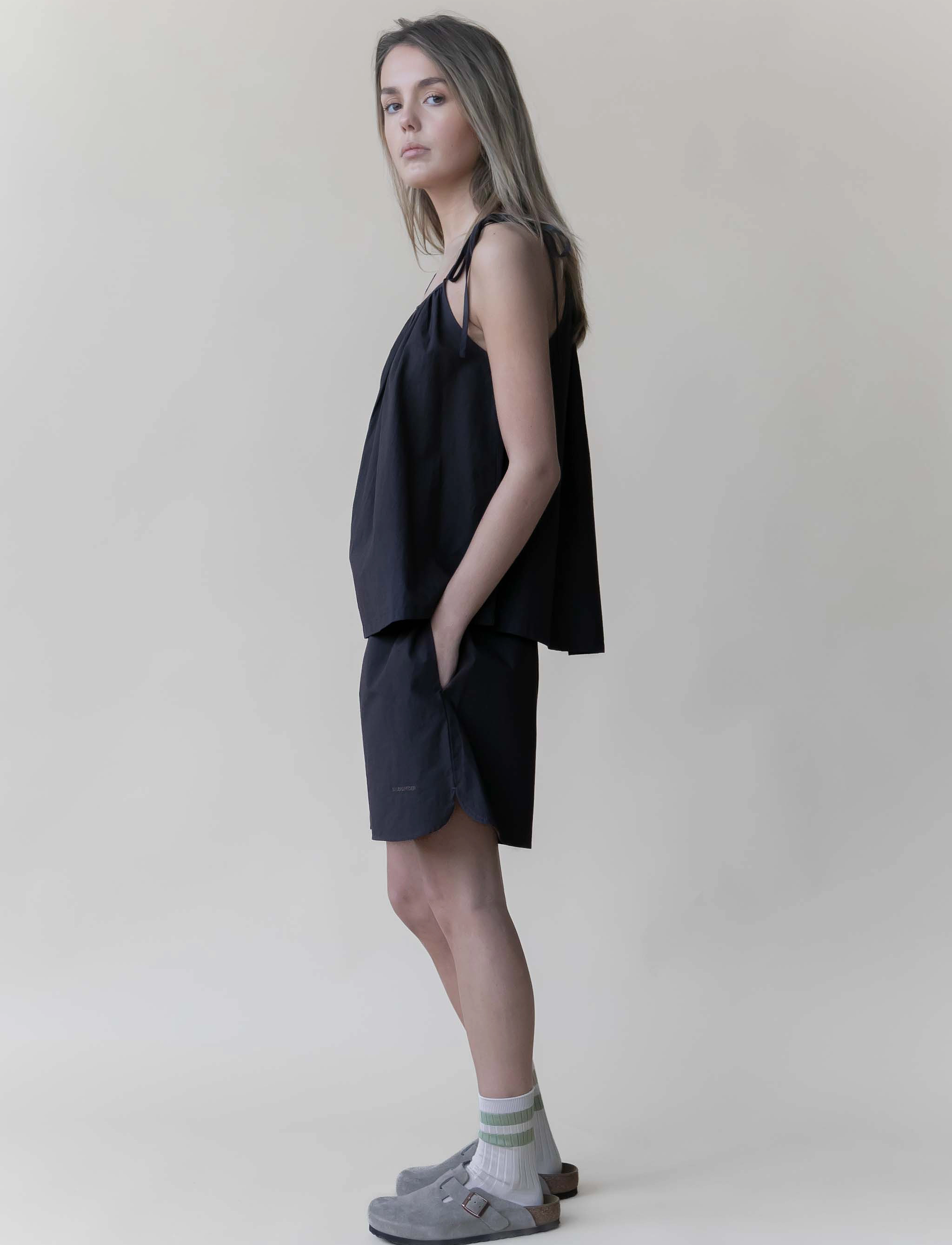 STUDIO FEDER - SIA TOP - POPLIN - sleeveless tops - black - 3