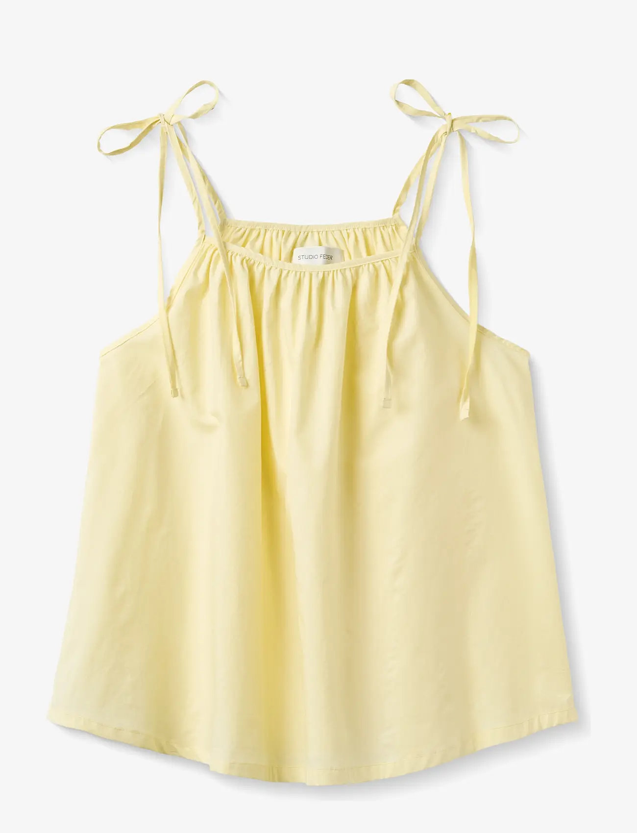 STUDIO FEDER - SIA TOP - POPLIN - Ærmeløse toppe - lemon sorbet - 1
