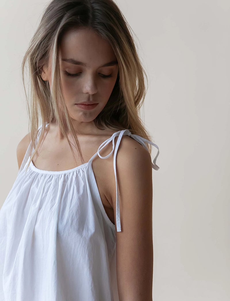 STUDIO FEDER - SIA TOP - POPLIN - Ärmellose tops - white - 3