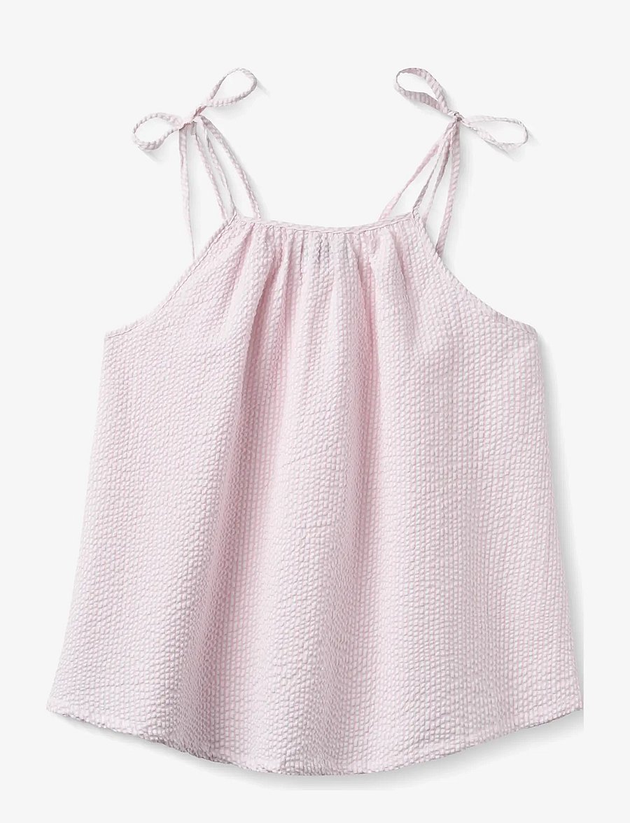 STUDIO FEDER - SIA TOP - SEERSUCKER - tanktops - blossom - 2