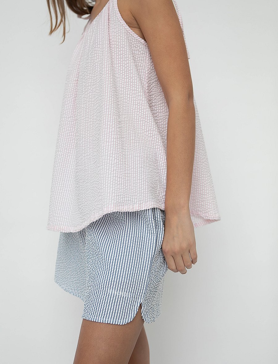 STUDIO FEDER - SIA TOP - SEERSUCKER - tanktops - blossom - 4