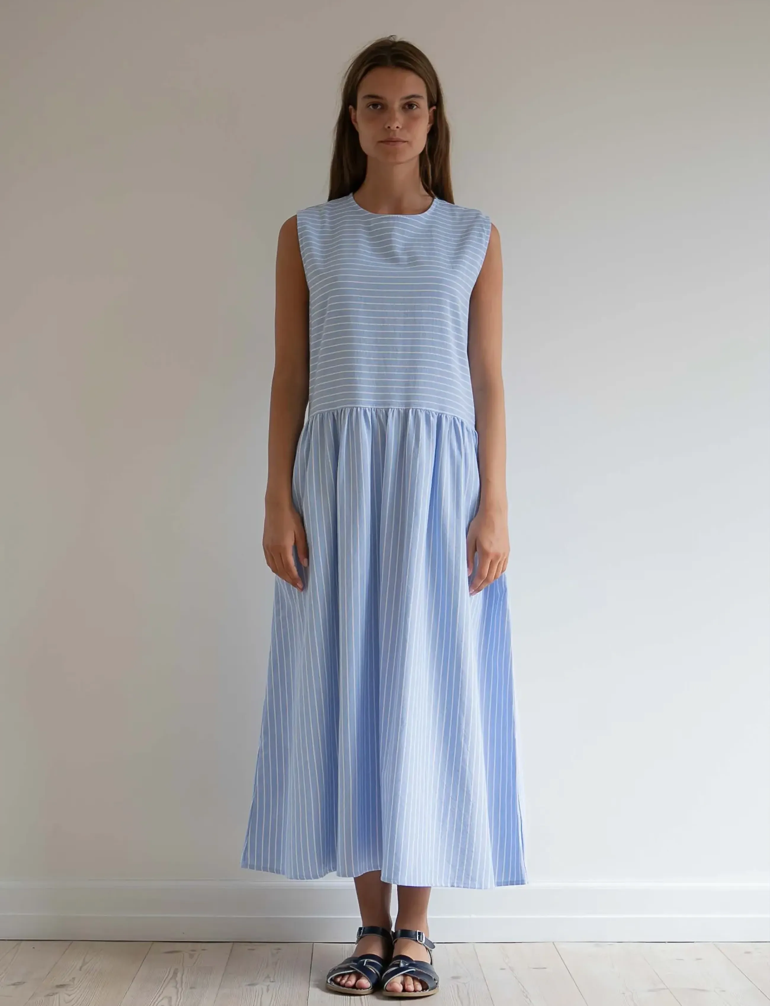 STUDIO FEDER - NOELLE DRESS - angel stripe - 3
