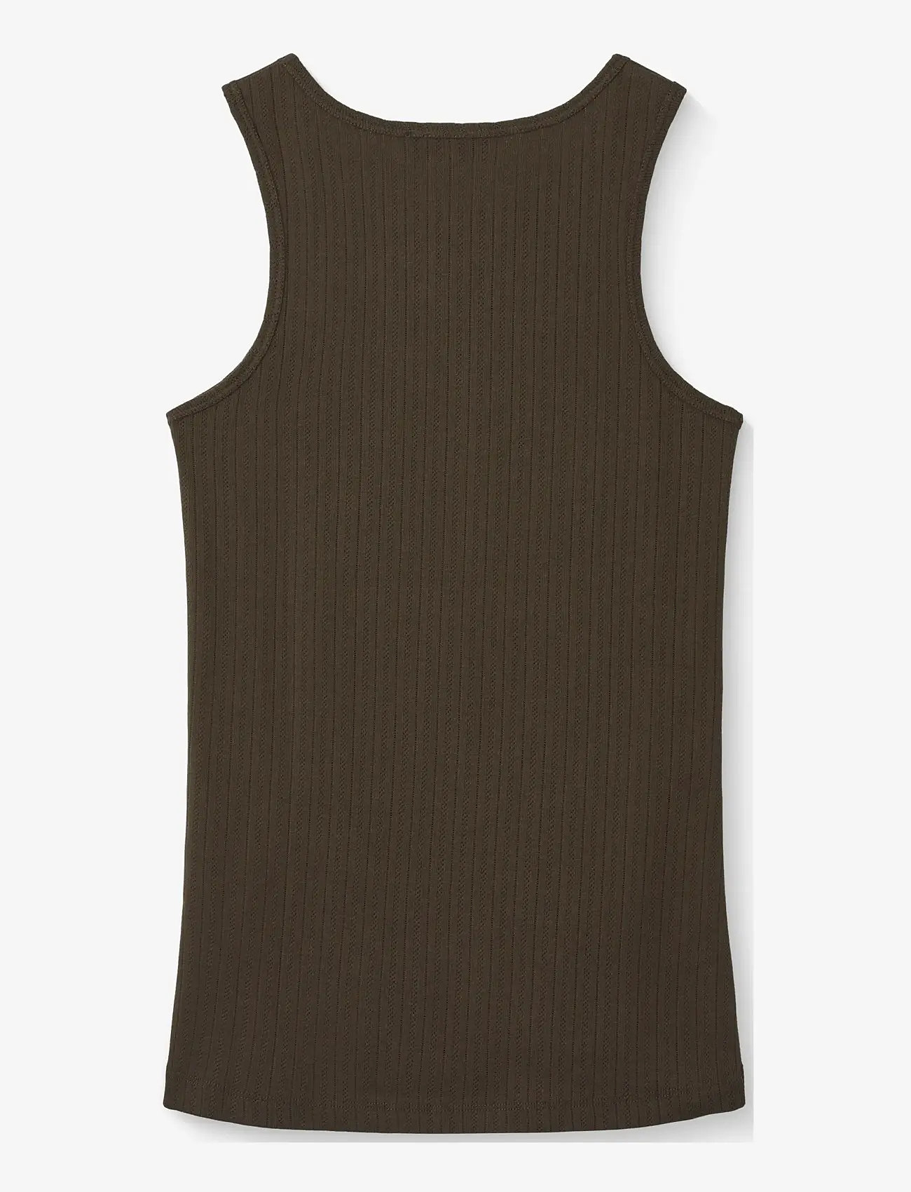 STUDIO FEDER - IRENE TOP - COTTON - tanktops - bark - 1