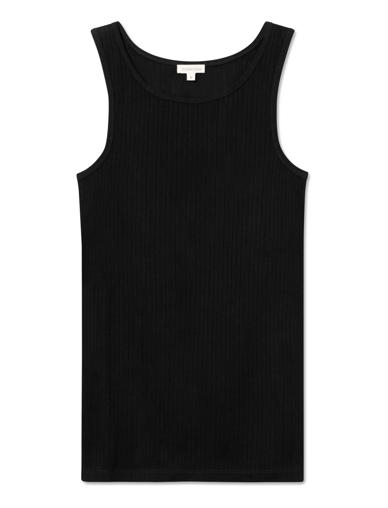 STUDIO FEDER Irene Top, M, T-shirts & Oberteile, Schwarz - Sleeveless, Frauen