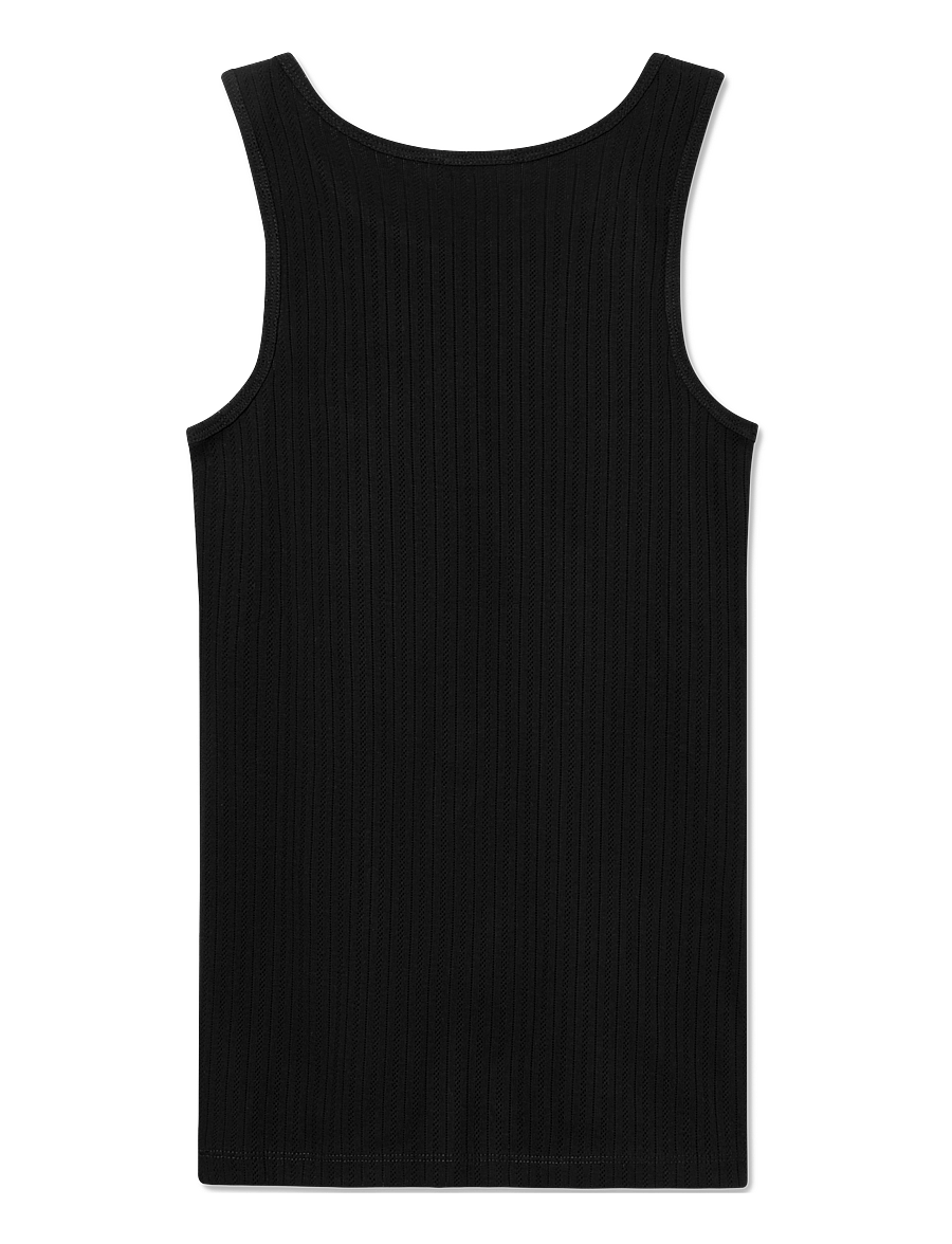 STUDIO FEDER - IRENE TOP - COTTON - Ärmellose tops - black - 1