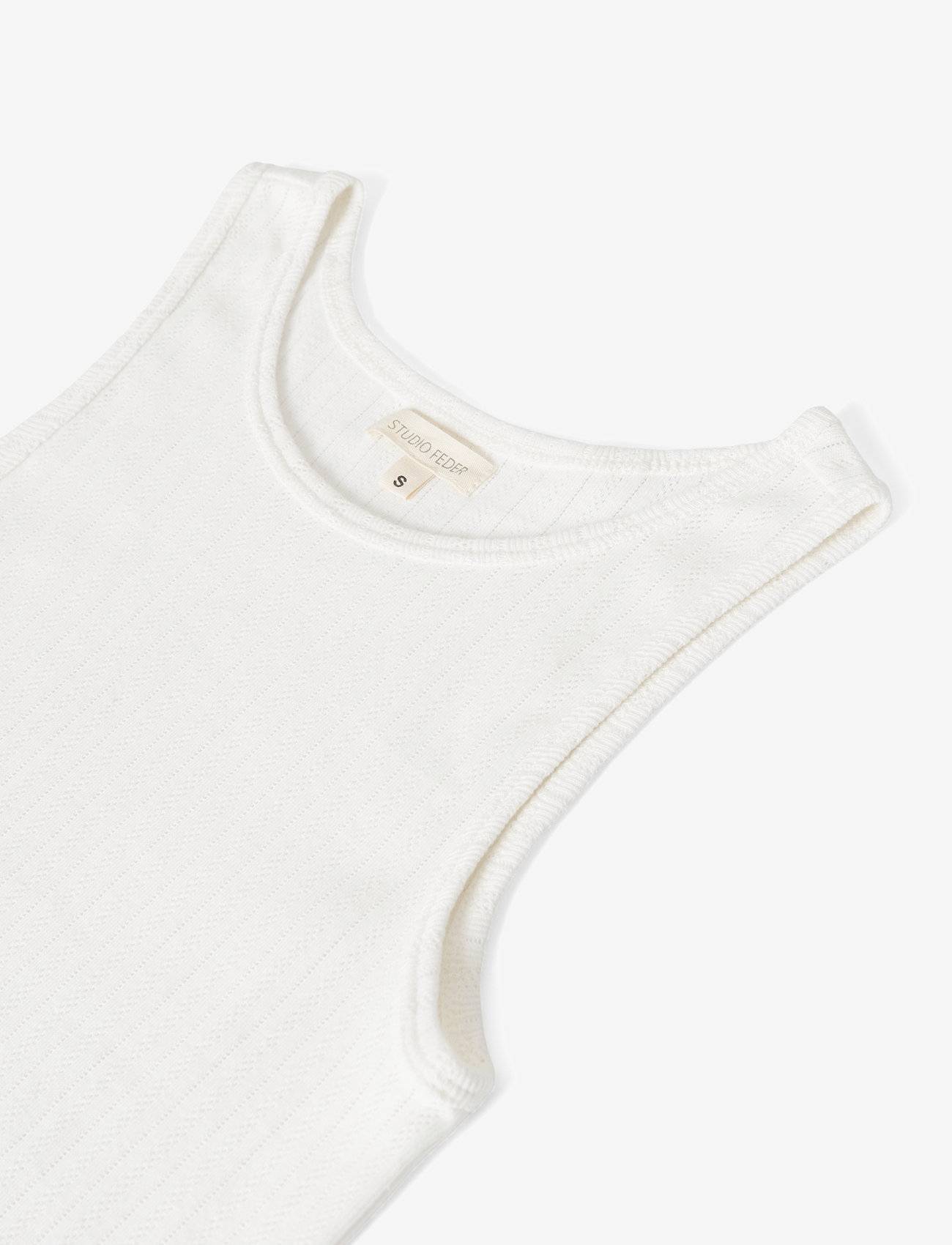 STUDIO FEDER - IRENE TOP - COTTON - sleeveless tops - white - 2