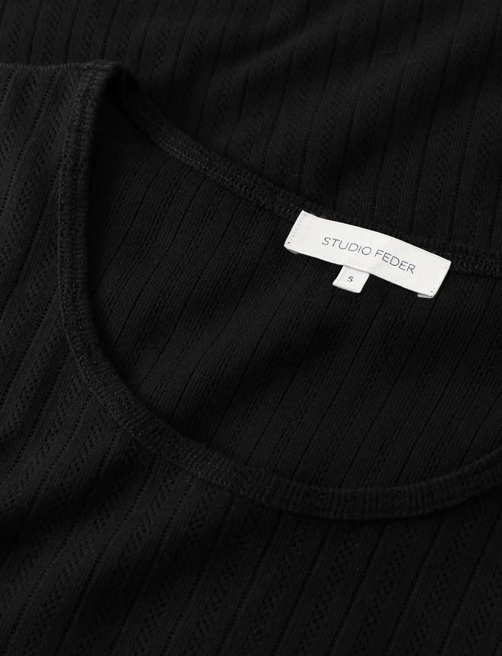 STUDIO FEDER - GERTRUD BLOUSE - COTTON - långärmade blusar - black - 2