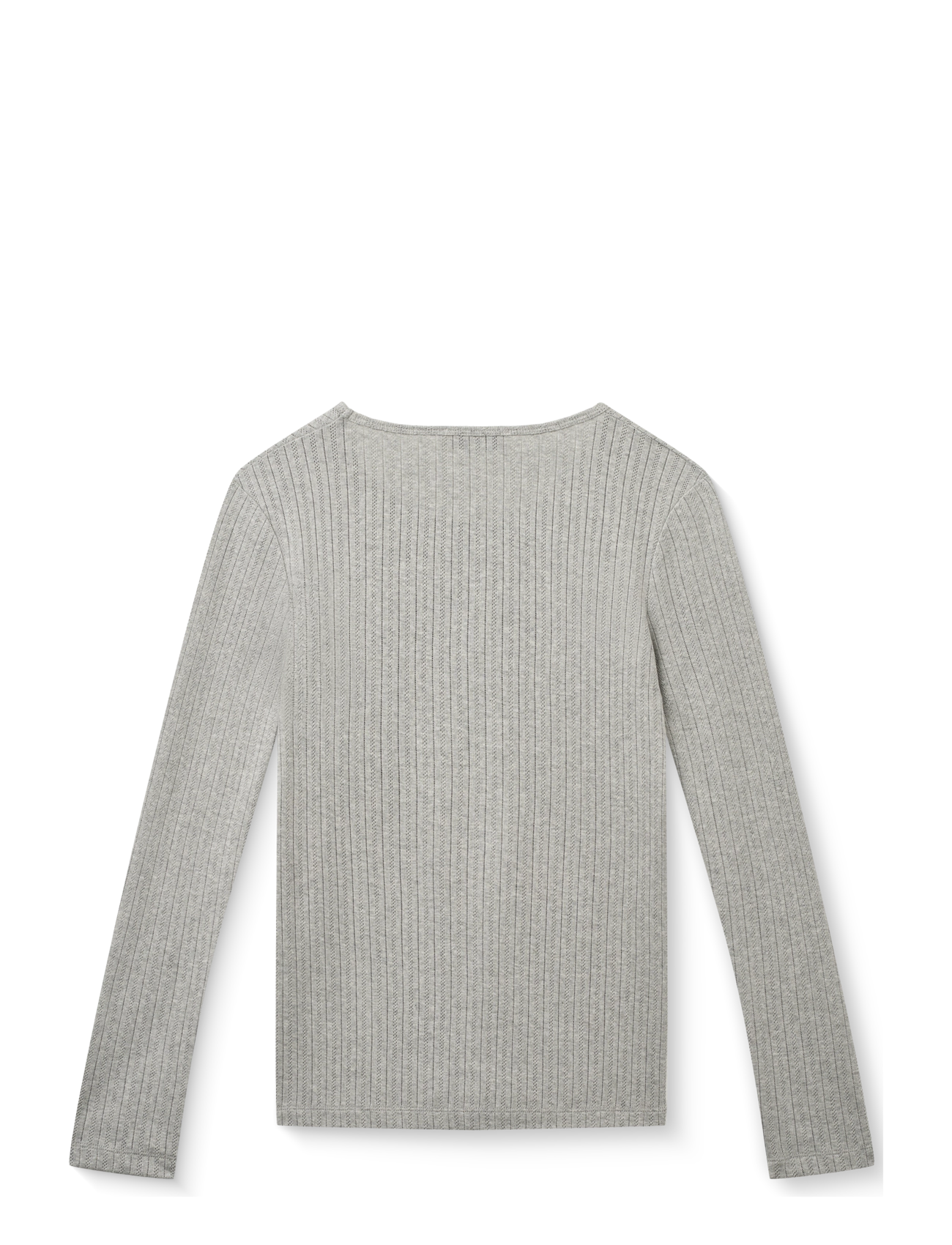 STUDIO FEDER - GERTRUD POINTELLE BLOUSE - pikkade varrukatega pluusid - grey melange - 1