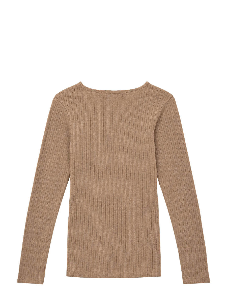 STUDIO FEDER - GERTRUD BLUSE - langærmede bluser - oat melange - 2