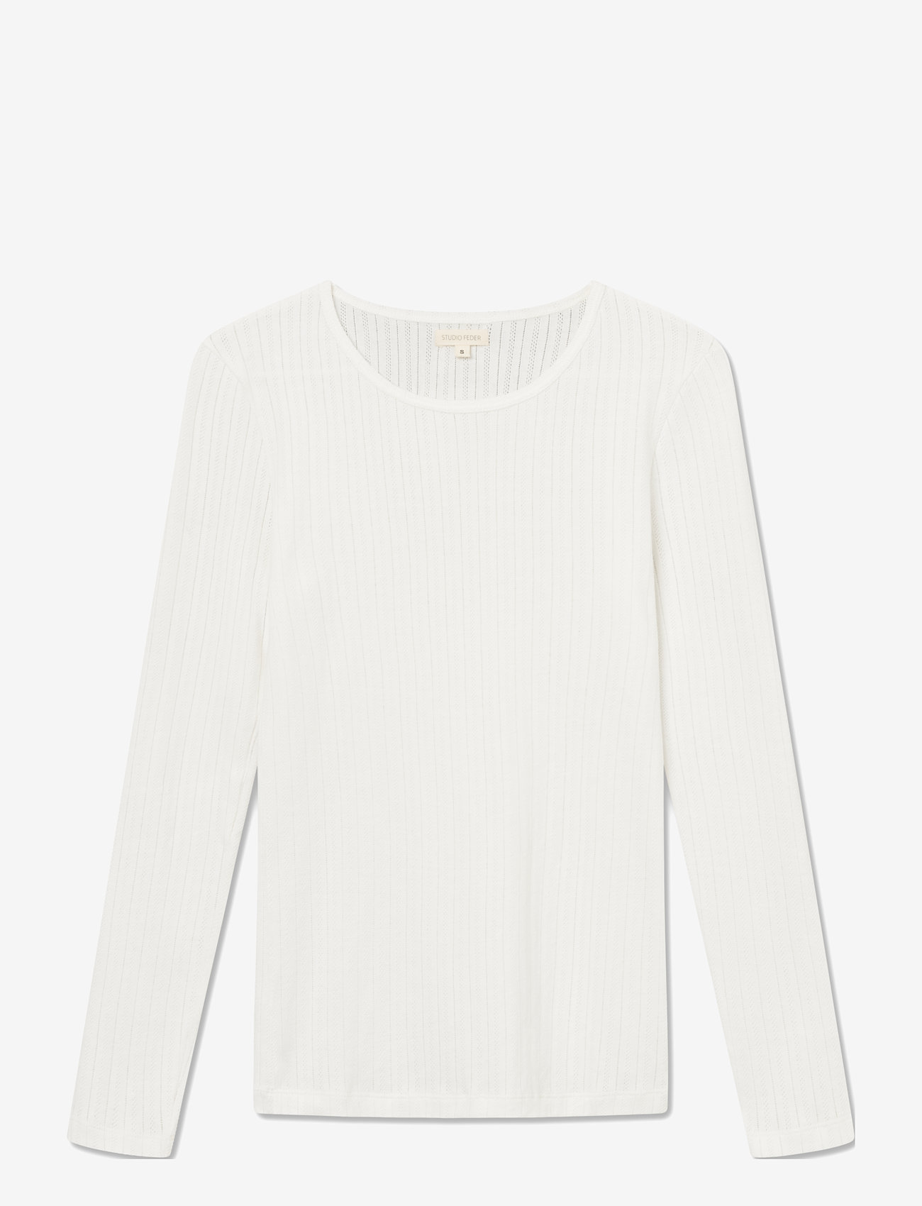 STUDIO FEDER - GERTRUD BLOUSE - COTTON - pikkade varrukatega pluusid - white - 0