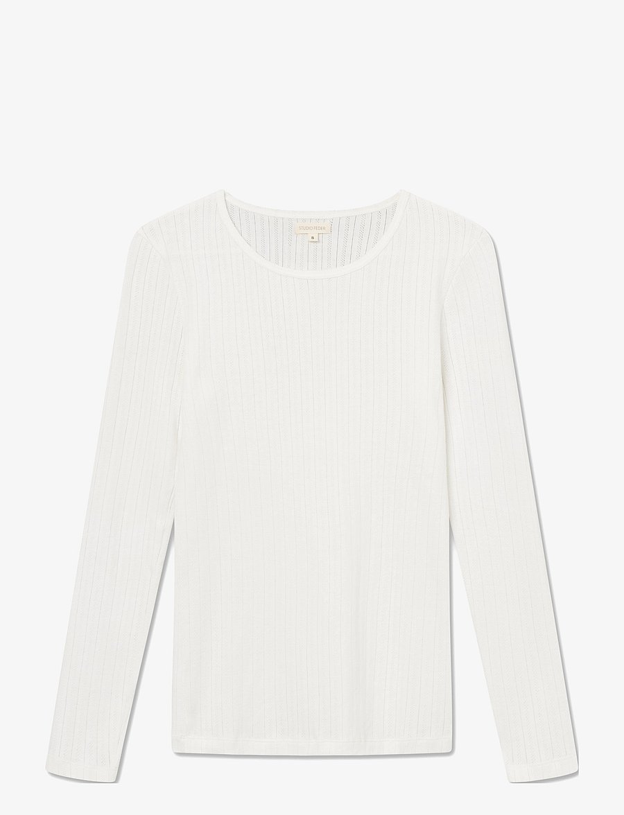 STUDIO FEDER - GERTRUD-BLUS - långärmade blusar - white - 0
