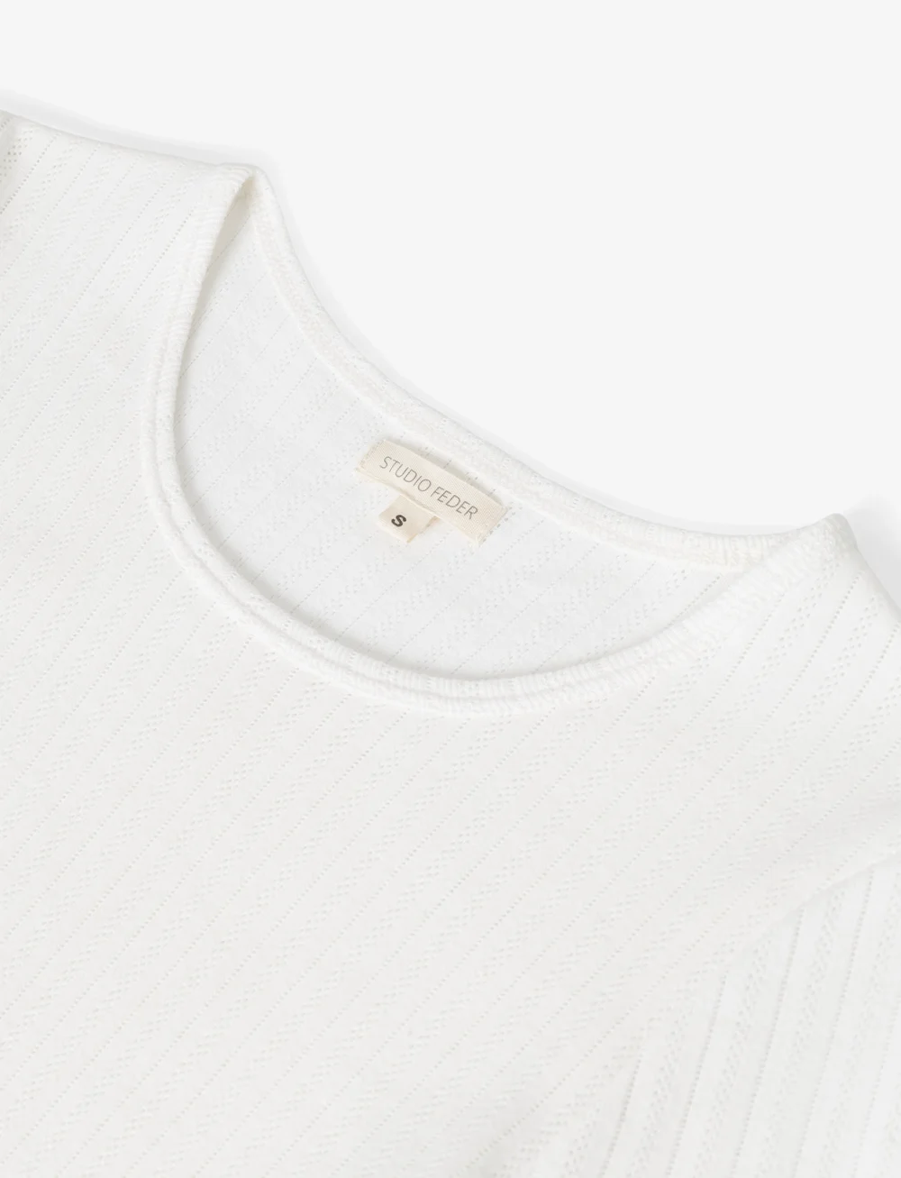 STUDIO FEDER - GERTRUD BLOUSE - COTTON - långärmade blusar - white - 2