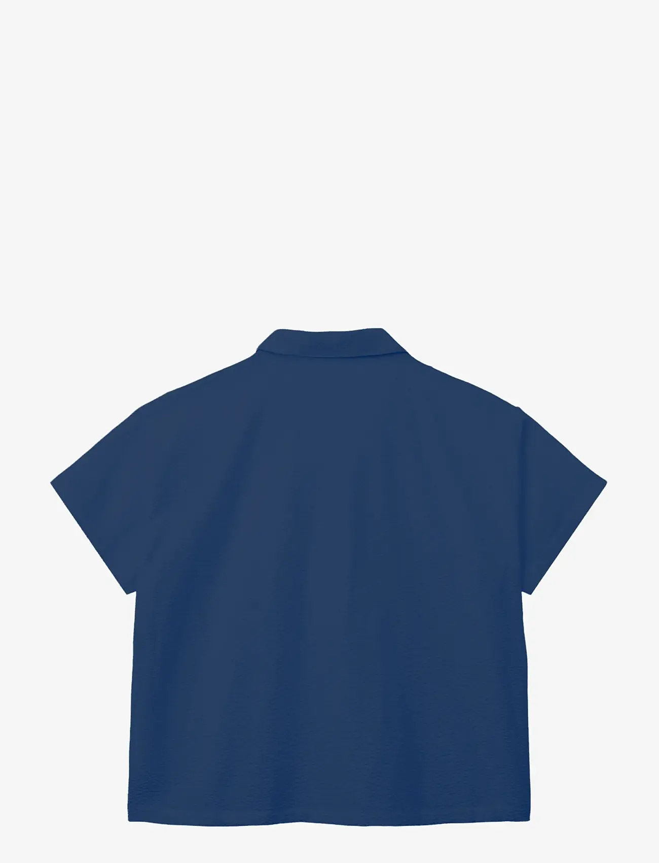 STUDIO FEDER - VICTORIA SHIRT - short-sleeved shirts - navy - 1