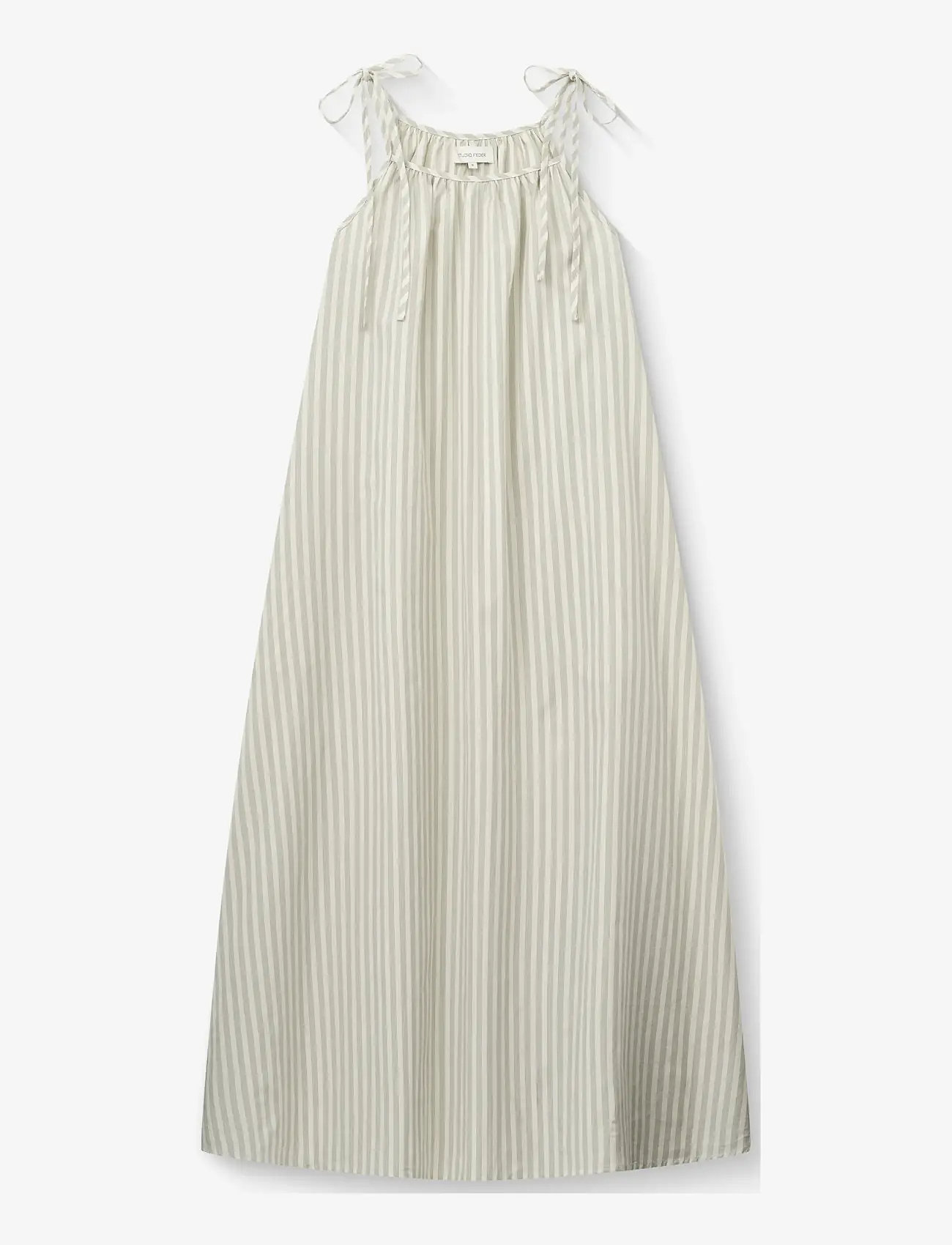 STUDIO FEDER - RIGMOR DRESS - summer dresses - soft mint stripe - 1