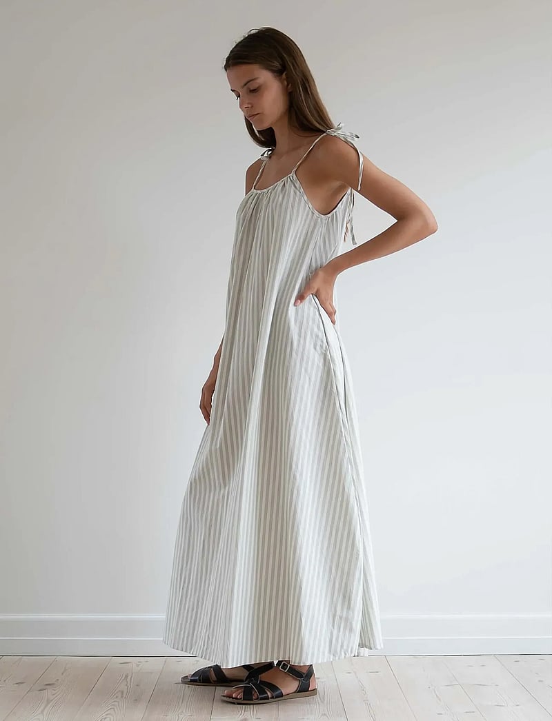 STUDIO FEDER - RIGMOR DRESS - summer dresses - soft mint stripe - 3