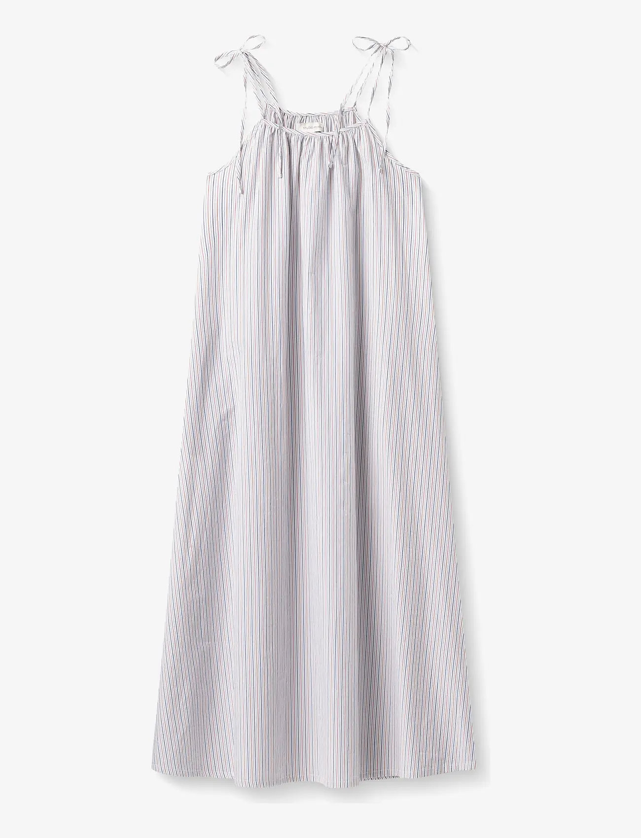 STUDIO FEDER - RIGMOR DRESS - POPLIN - sommerkjoler - tailor stripe - 1
