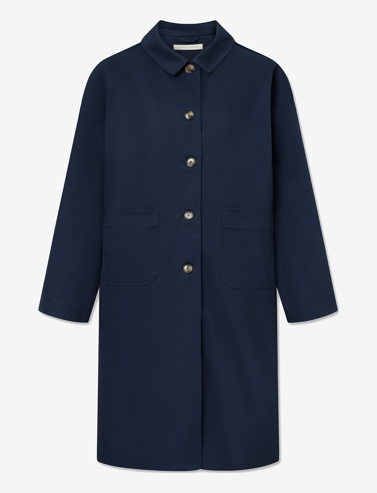 STUDIO FEDER - Felix Coat - outerwear - navy - 0