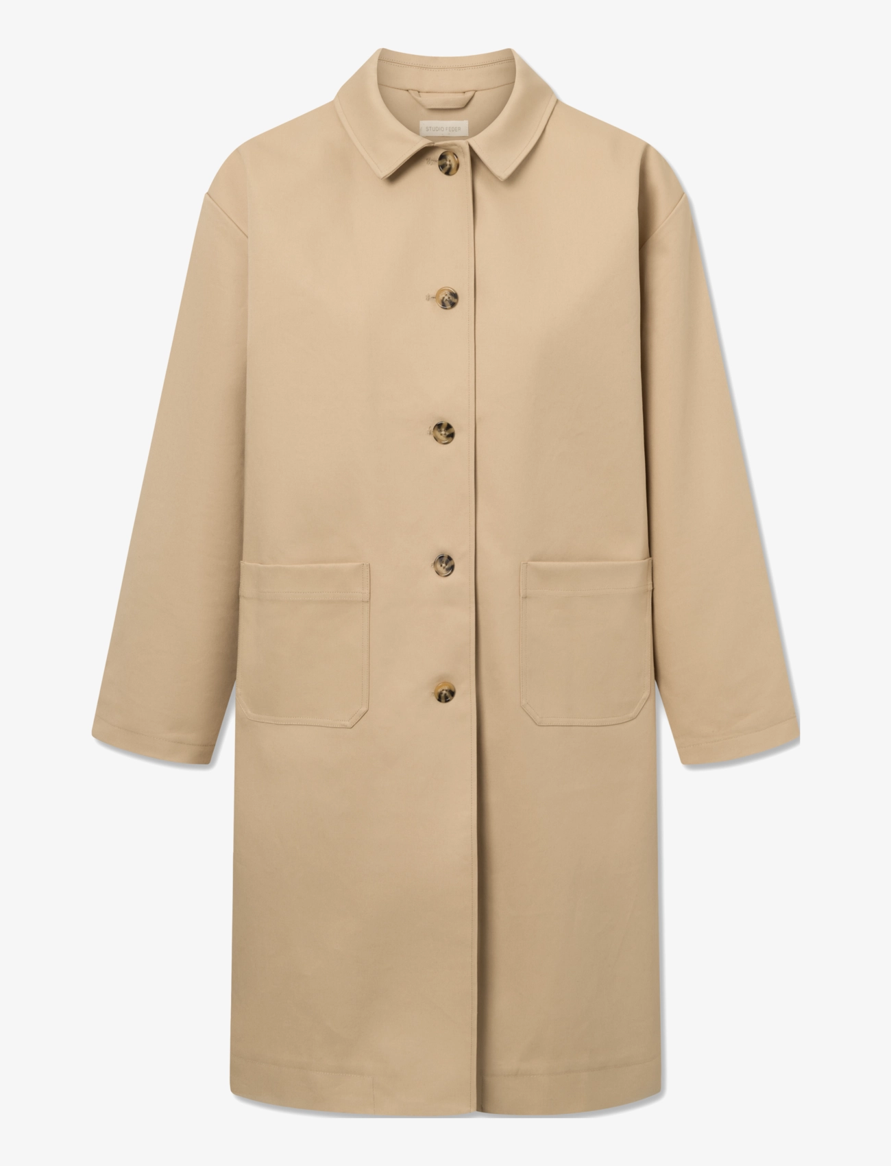 STUDIO FEDER Felix Mantel Beige - XS - Damen