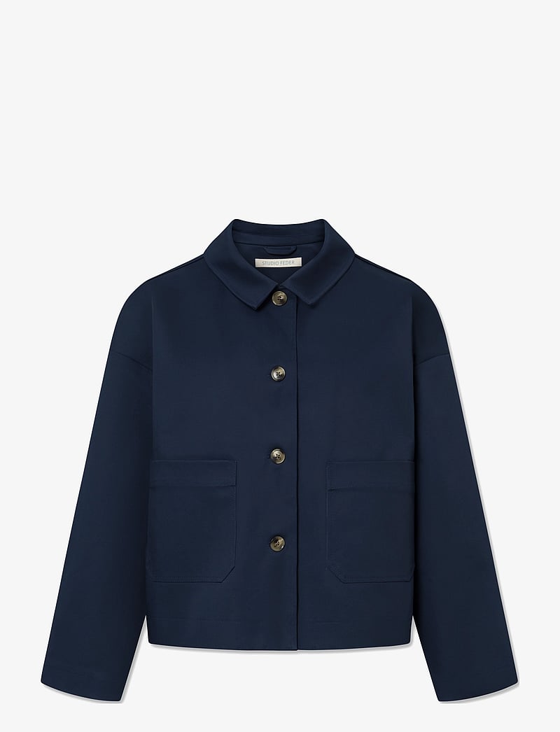 STUDIO FEDER - Felina Jacket - efterårsjakker - navy - 1