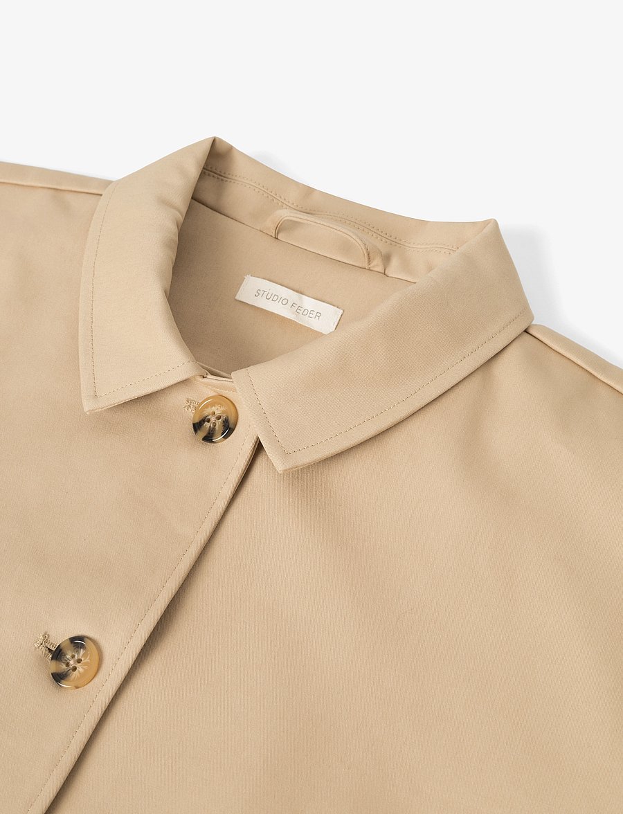 STUDIO FEDER - Felina Jacket - frühlingsjacken - sand beige - 2