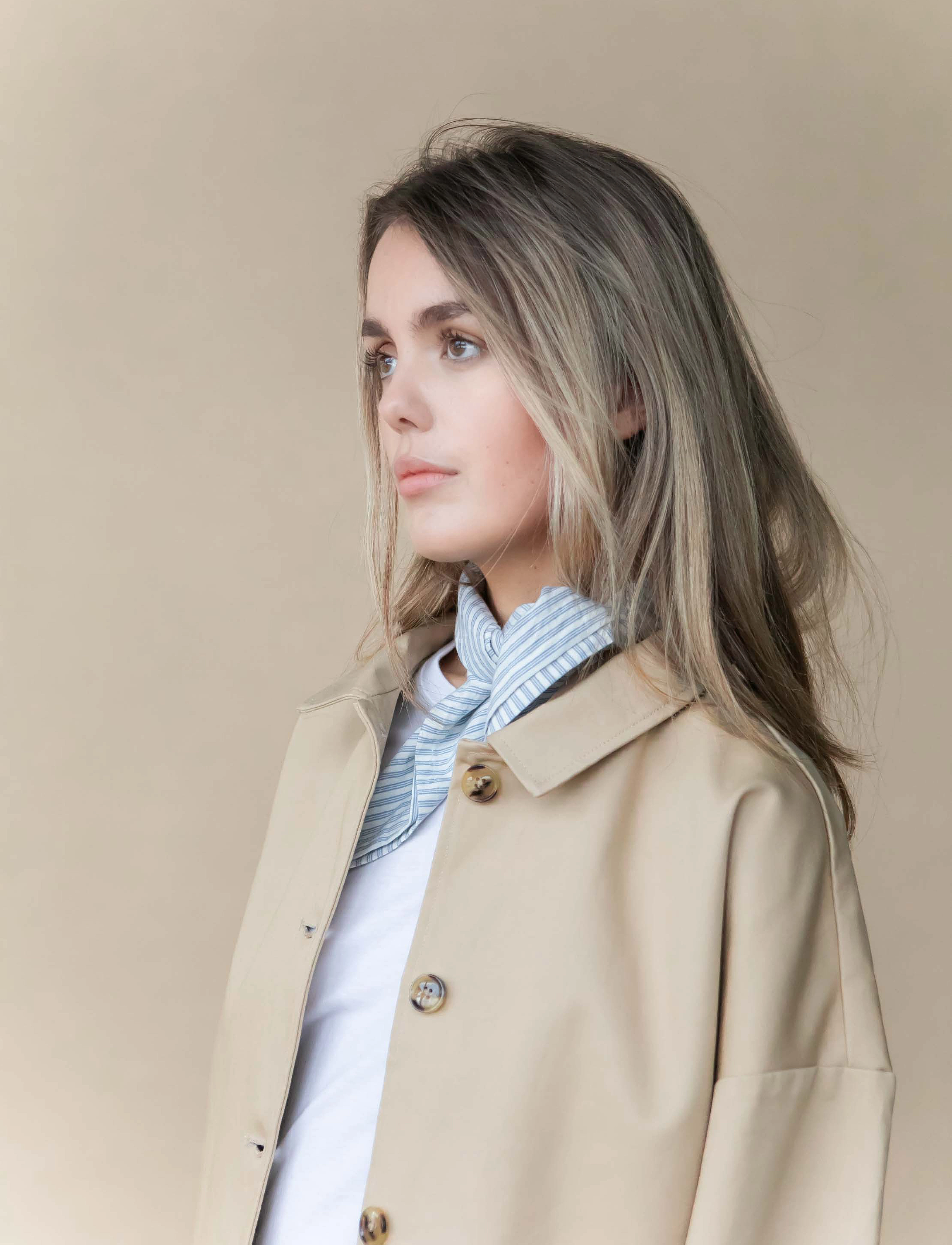 STUDIO FEDER - Felina Jacket - frühlingsjacken - sand beige - 4