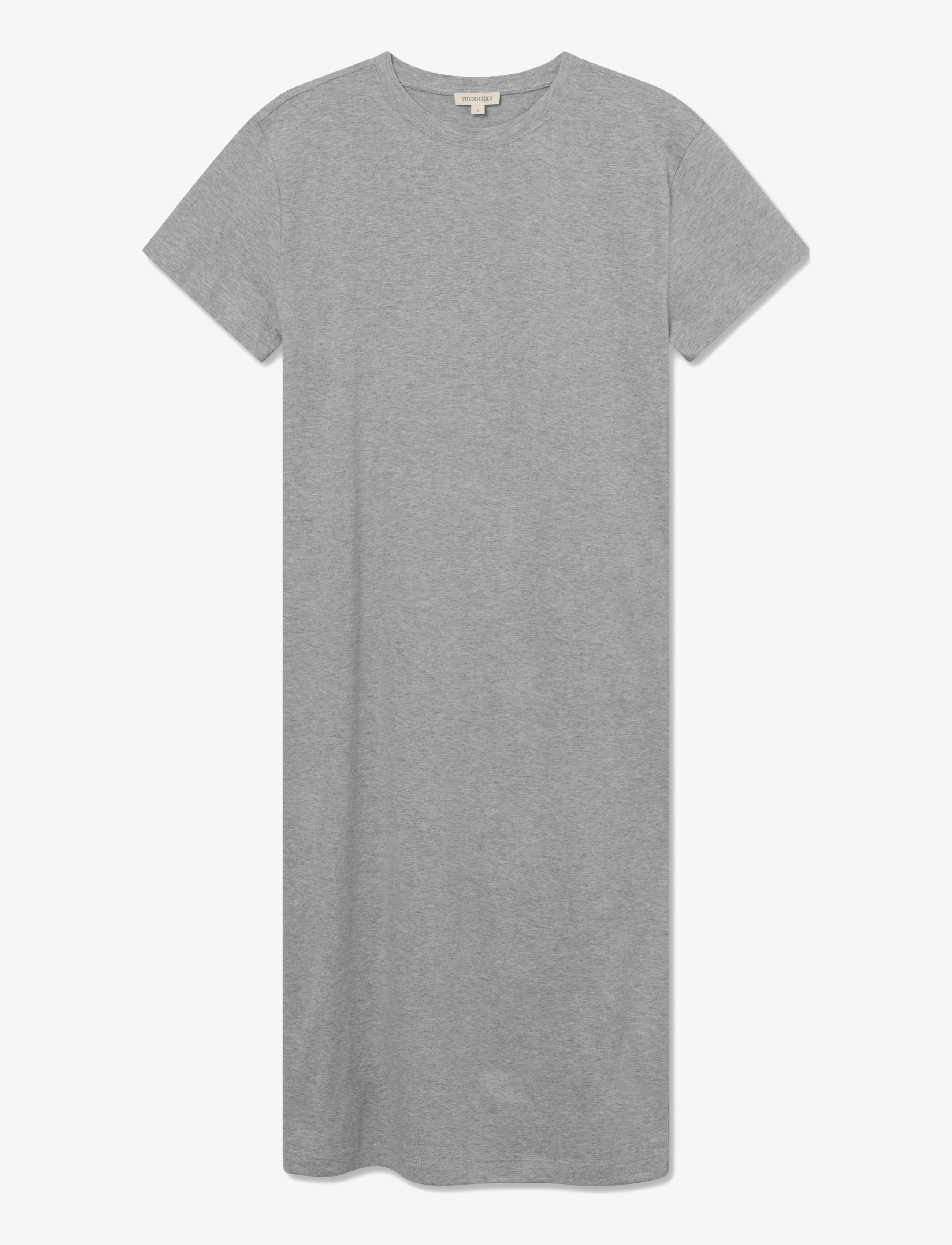 STUDIO FEDER Maya T-shirt Dress - STUDIO FEDER - GREY MELANGE / grey