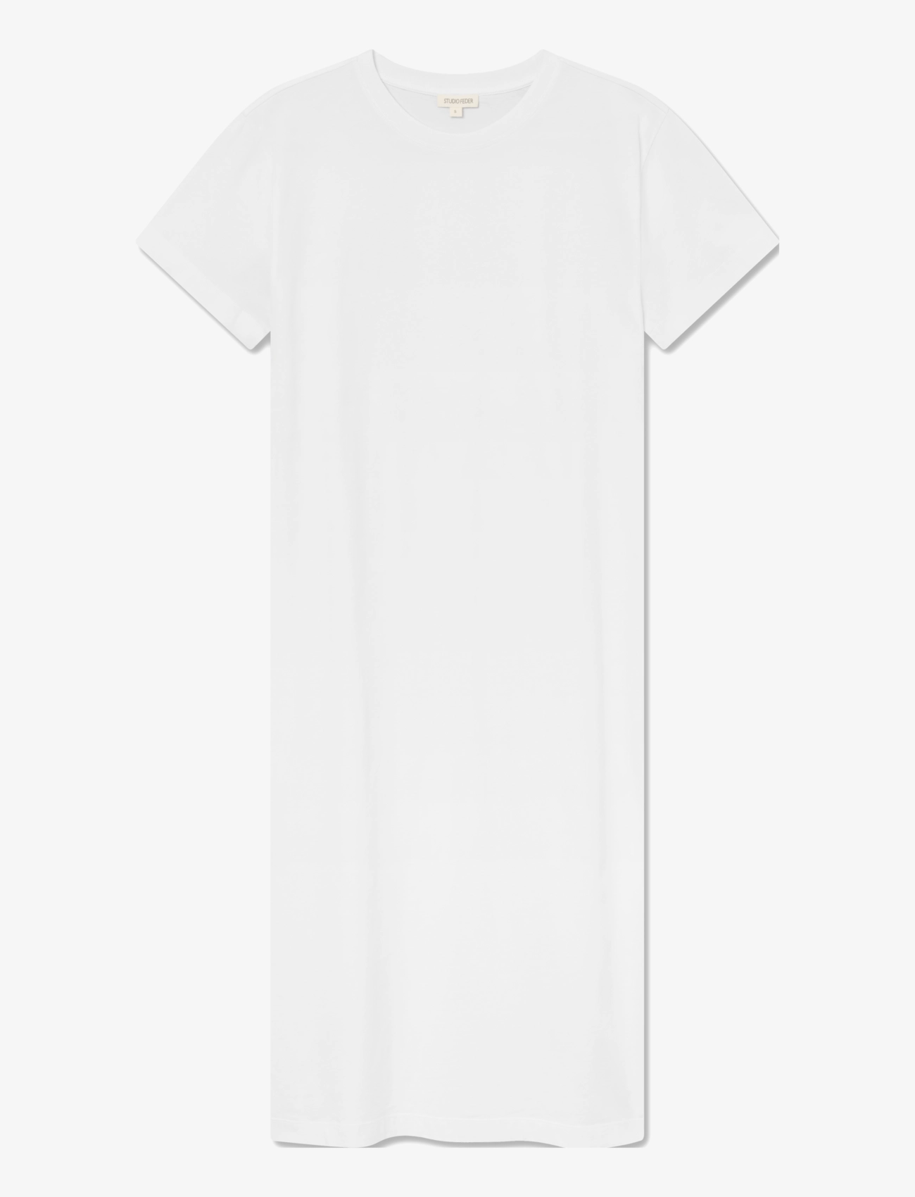 STUDIO FEDER Maya T-Shirt Kjole Weiß - S - Damen
