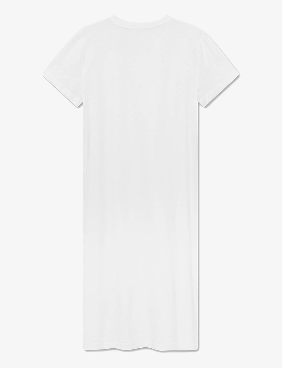 STUDIO FEDER - Maya T-shirt Dress - vabaaja kleidid - white - 1