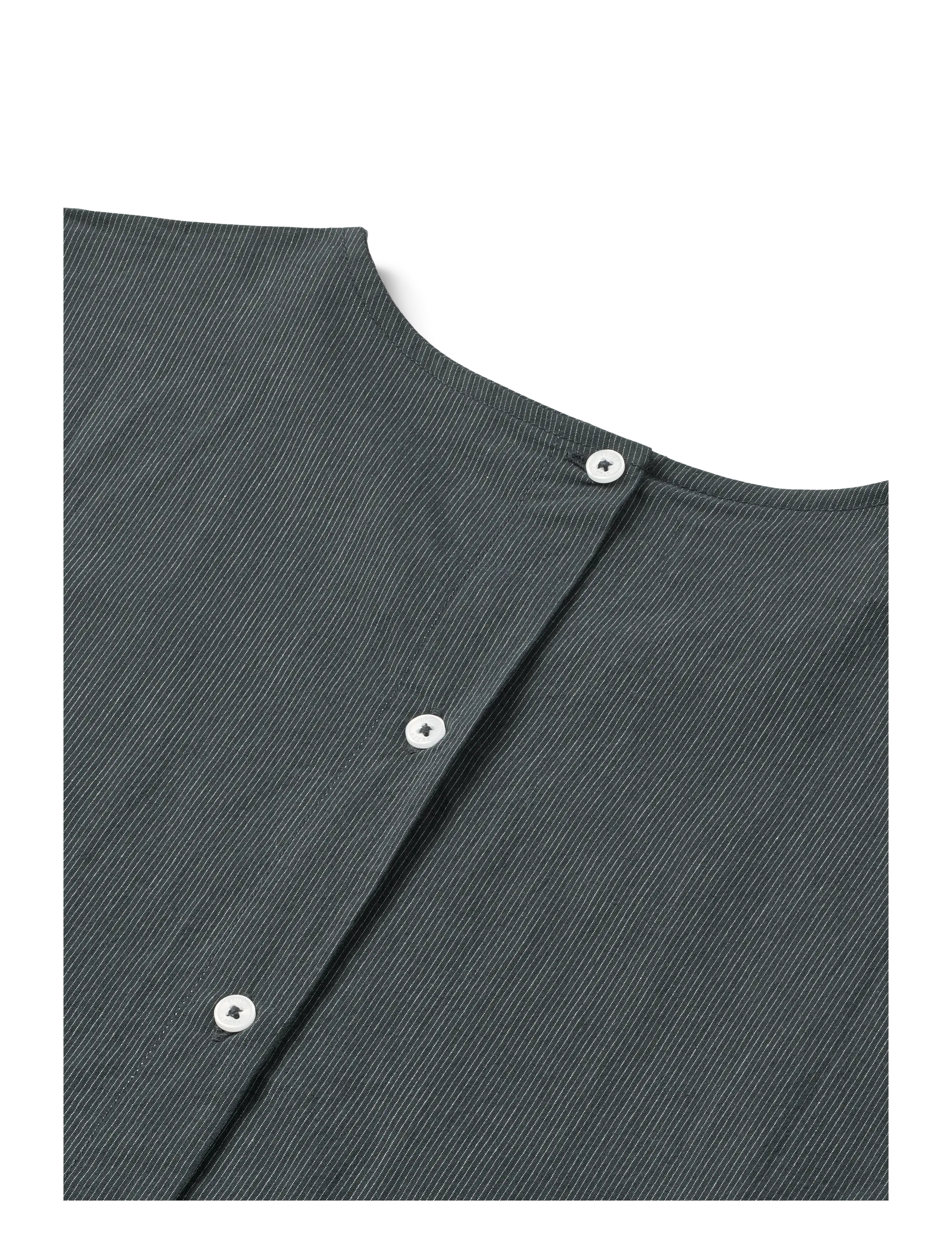 STUDIO FEDER - SABINE DRESS - COTTON - midikleider - black pinstripe - 2