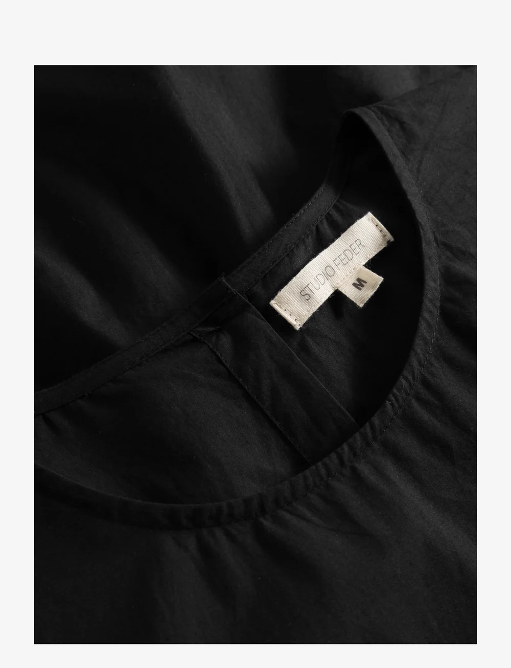 STUDIO FEDER - SABINE DRESS - shirt dresses - black - 2