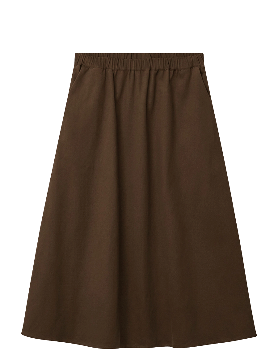 STUDIO FEDER - AGNES SKIRT - midi-röcke - brown - 1