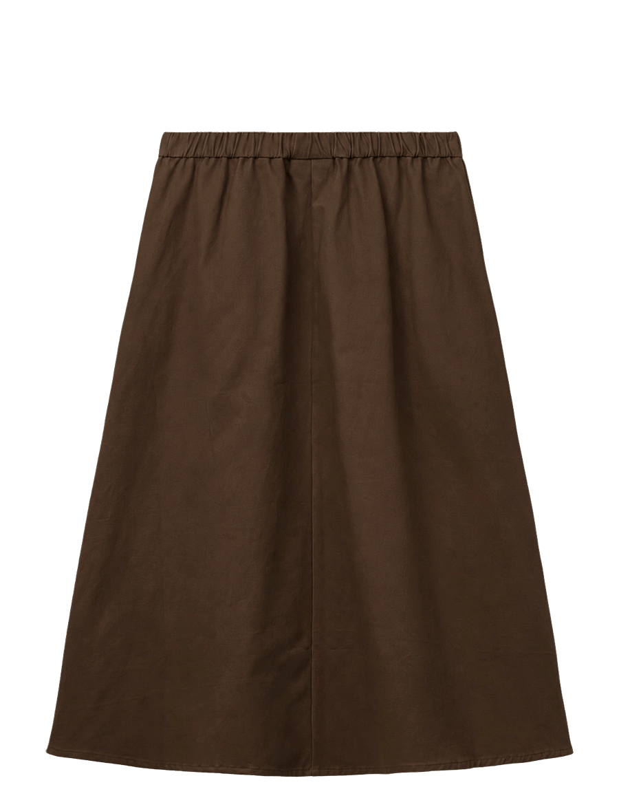 STUDIO FEDER - AGNES SKIRT - midi-röcke - brown - 2