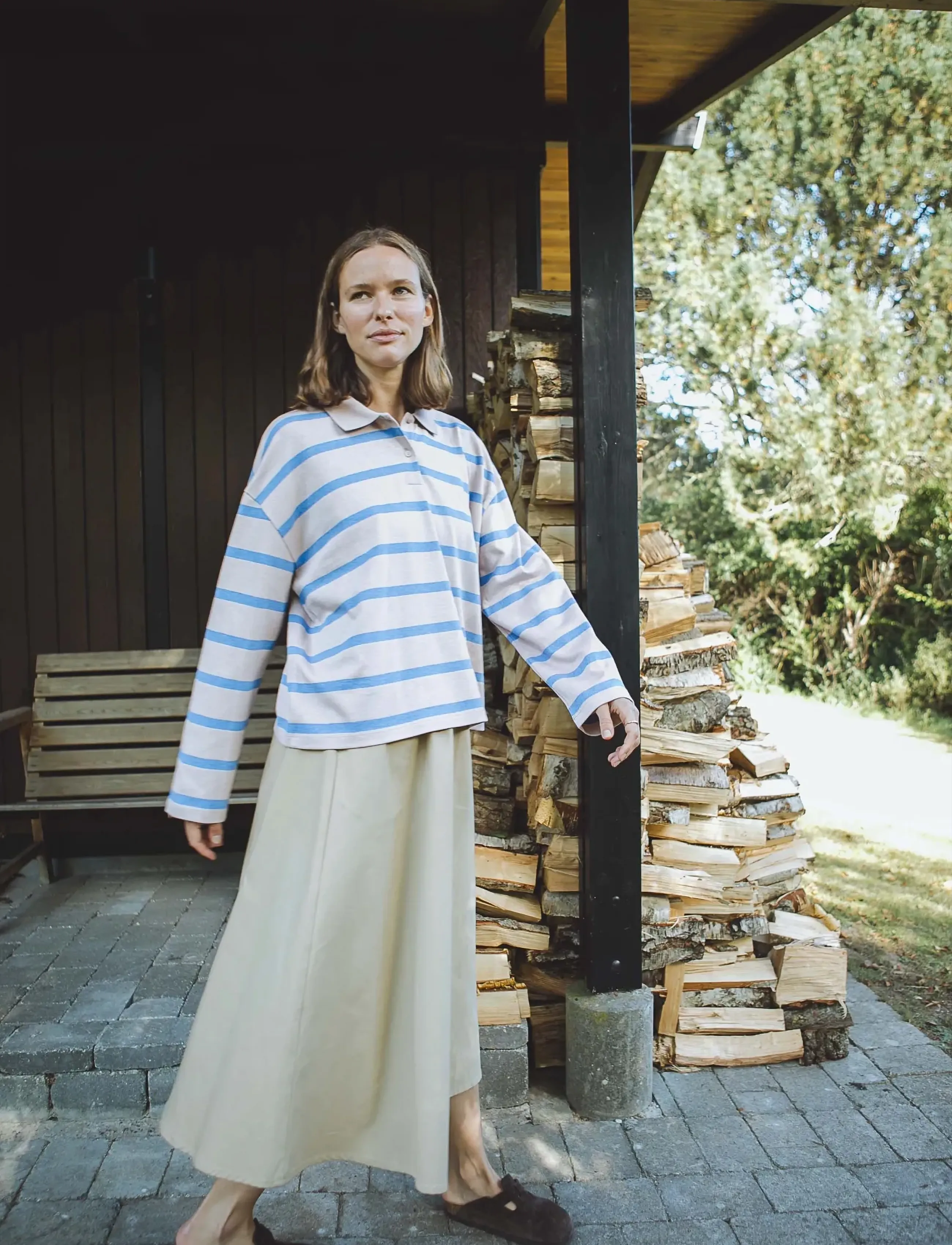 STUDIO FEDER AGNES SKIRT - Röcke - SAND BEIGE / beige