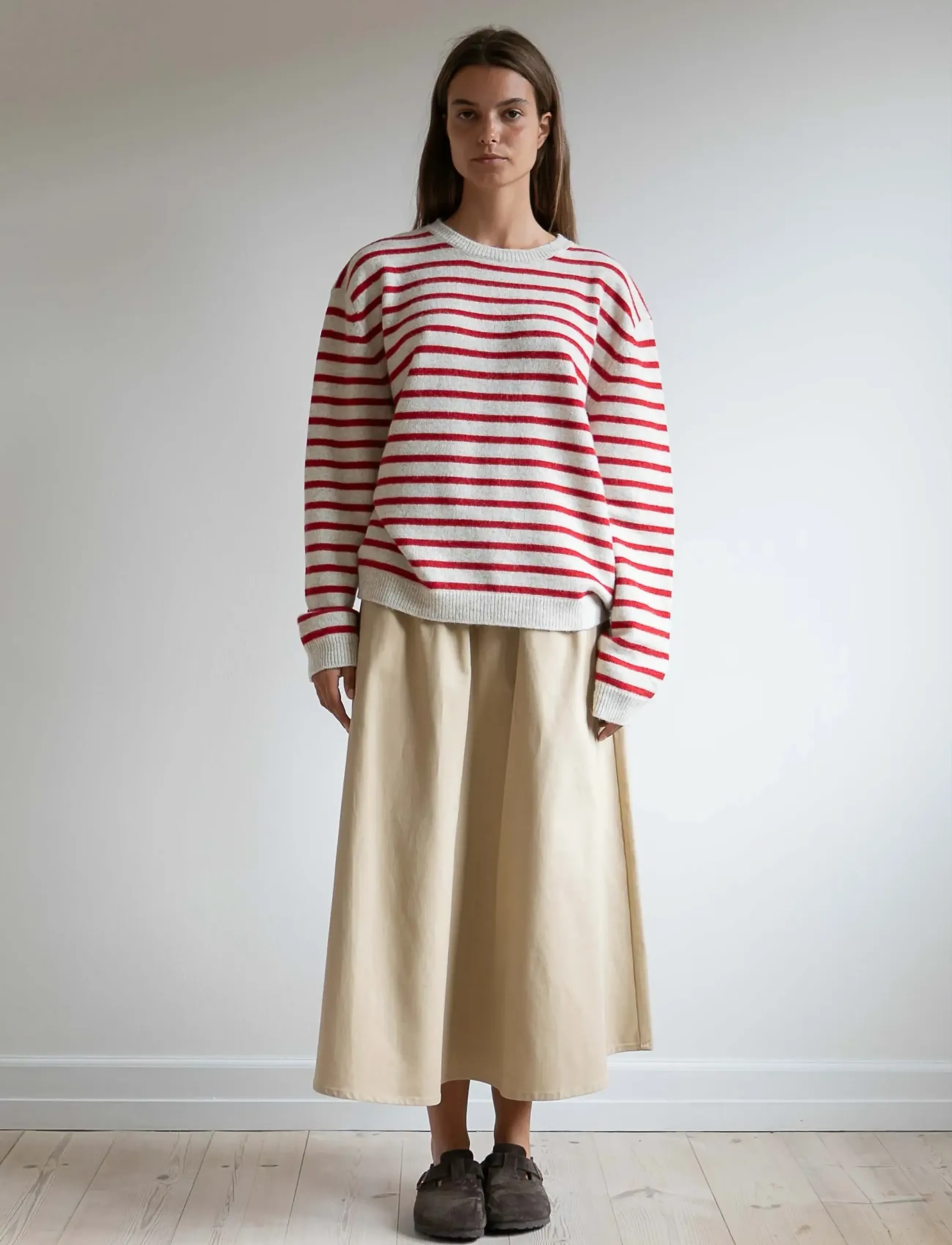 STUDIO FEDER - AGNES SKIRT - midi skirts - sand beige - 5