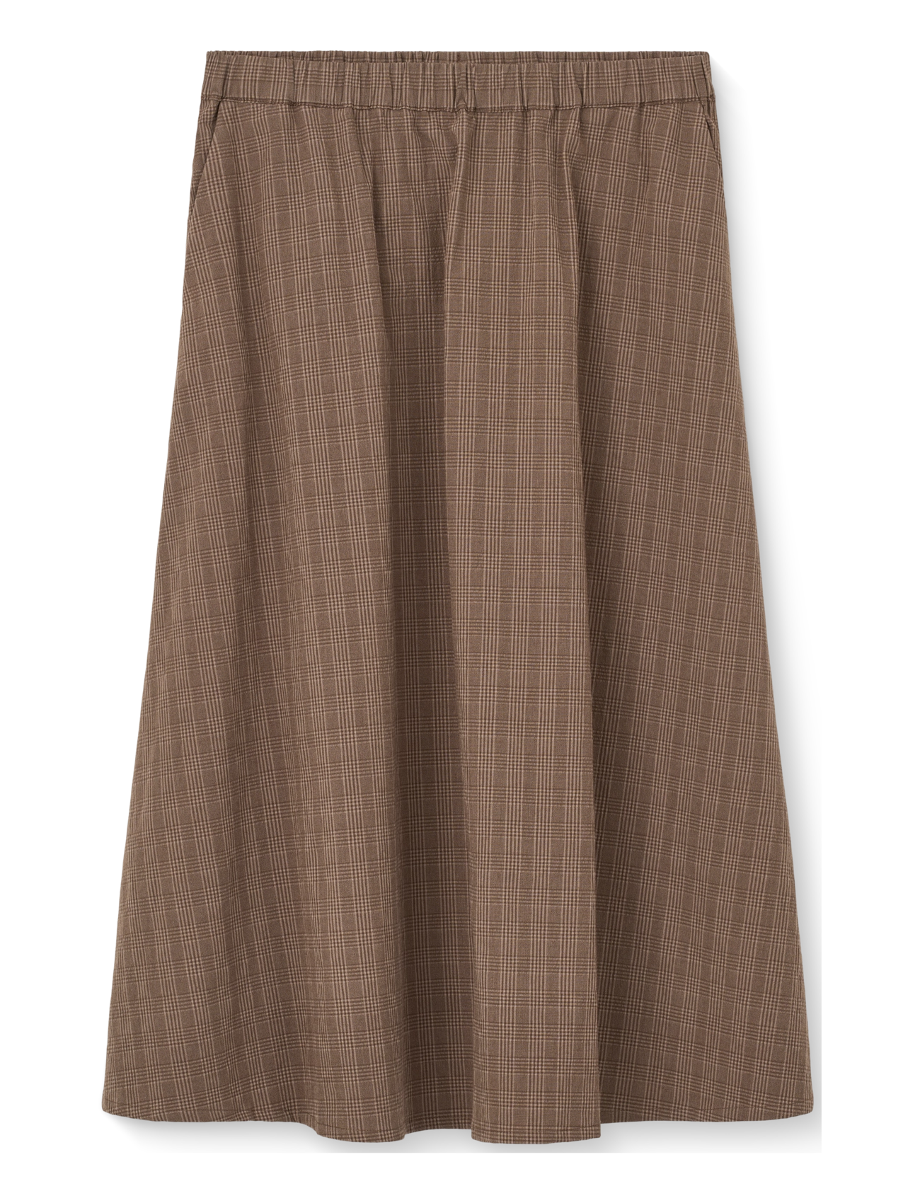 STUDIO FEDER AGNES SKIRT - Skirts - BRUNO CHECK / brown