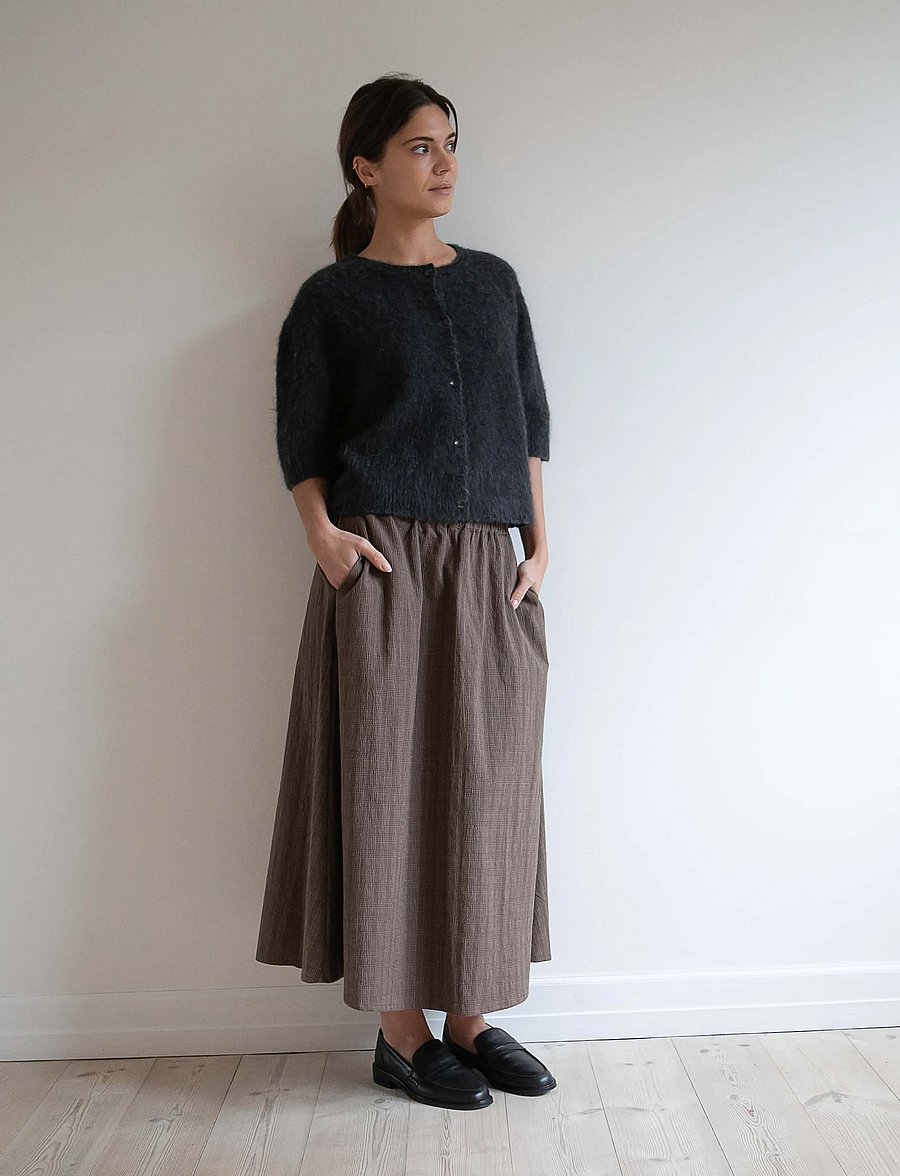 STUDIO FEDER - AGNES SKIRT - maxi skirts - bruno check - 0