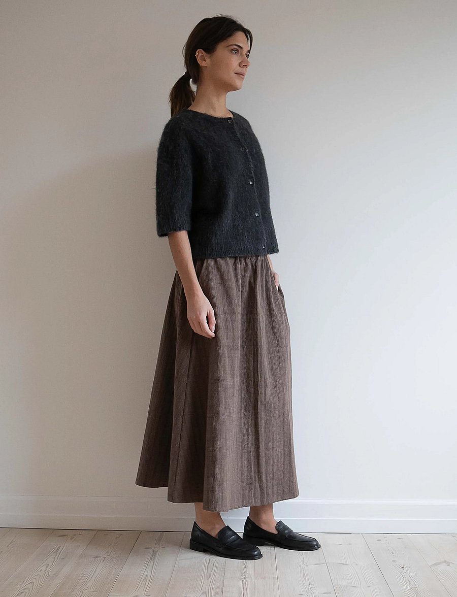 STUDIO FEDER - AGNES SKIRT - maxi skirts - bruno check - 3