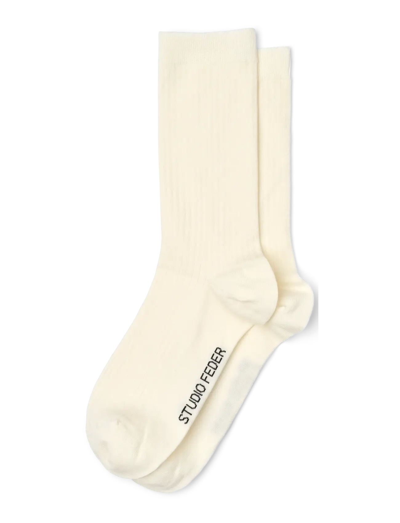 STUDIO FEDER MINNA SOCK - Everyday Style - BROKEN WHITE / cream