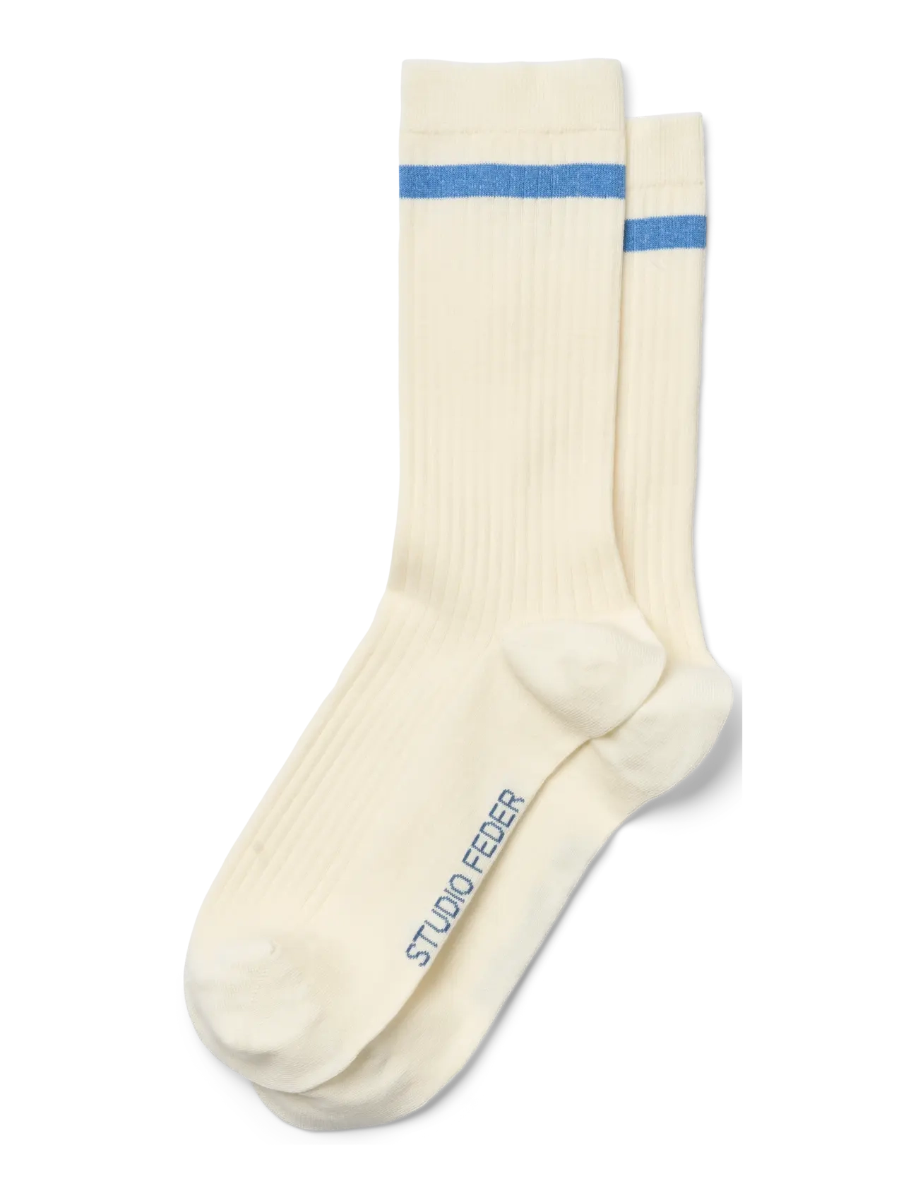 STUDIO FEDER MINNA SOCK - Unterwäsche - STILLWATER / cream
