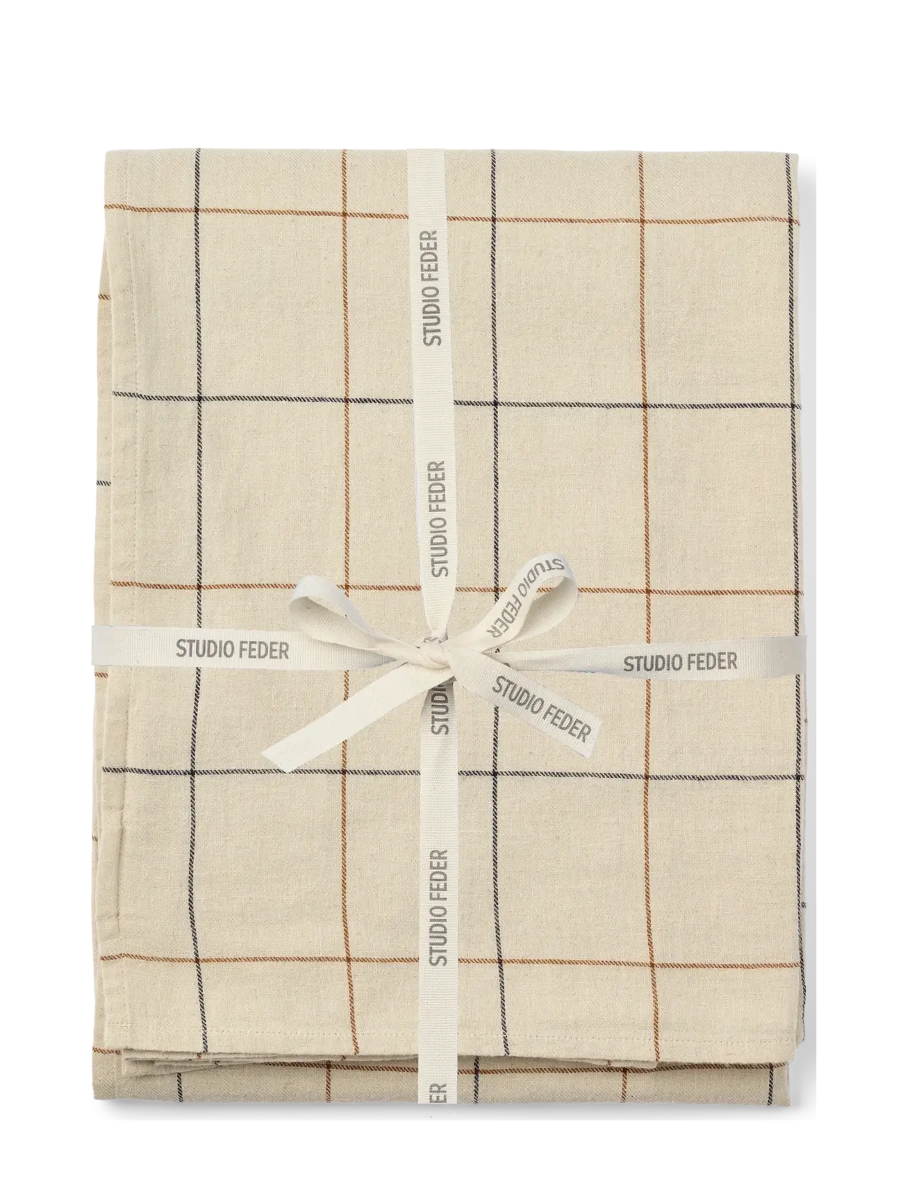 STUDIO FEDER Kori Table Cloth, Dug og bordløber, Beige, Str: 140X250CM