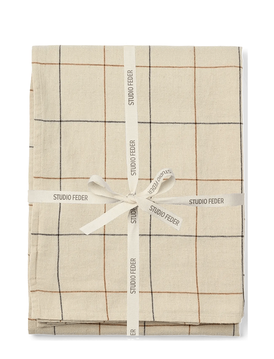 STUDIO FEDER - Kori Table Cloth - duge & bordløbere - sunday check - 0