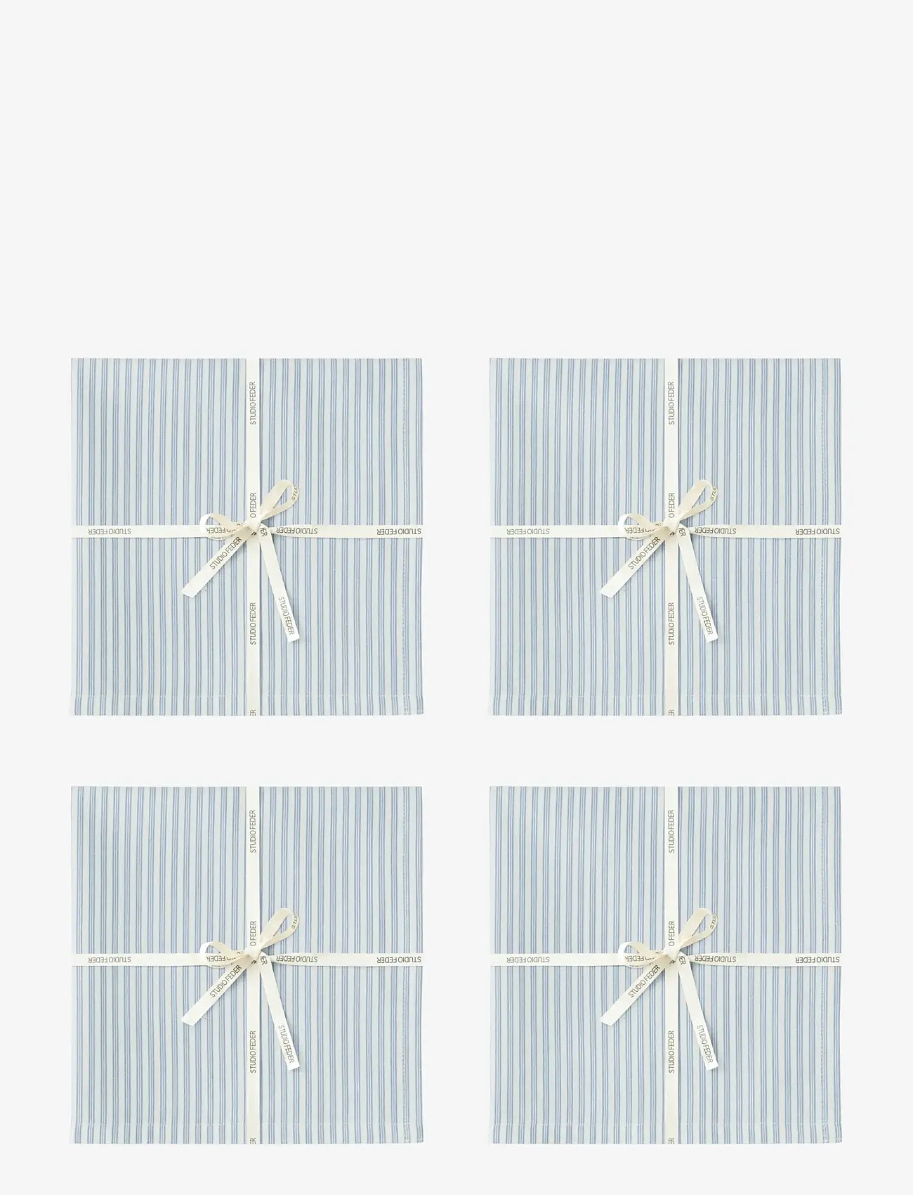STUDIO FEDER - Livia Napkin - kankaiset lautasliinat - beach stripe - 0