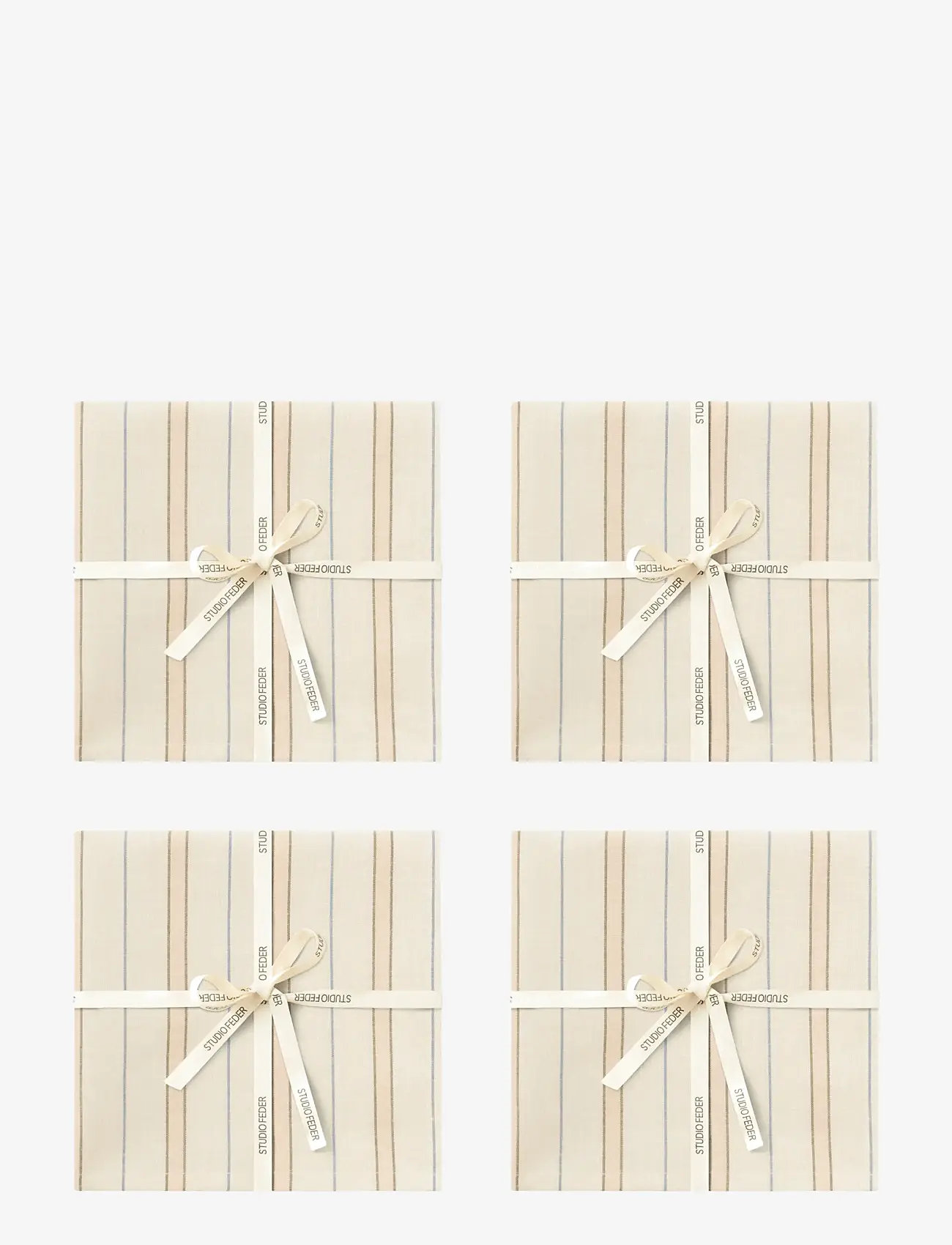 STUDIO FEDER - LIVIA NAPKIN 4-PACK - stofservietter - la vie - 0