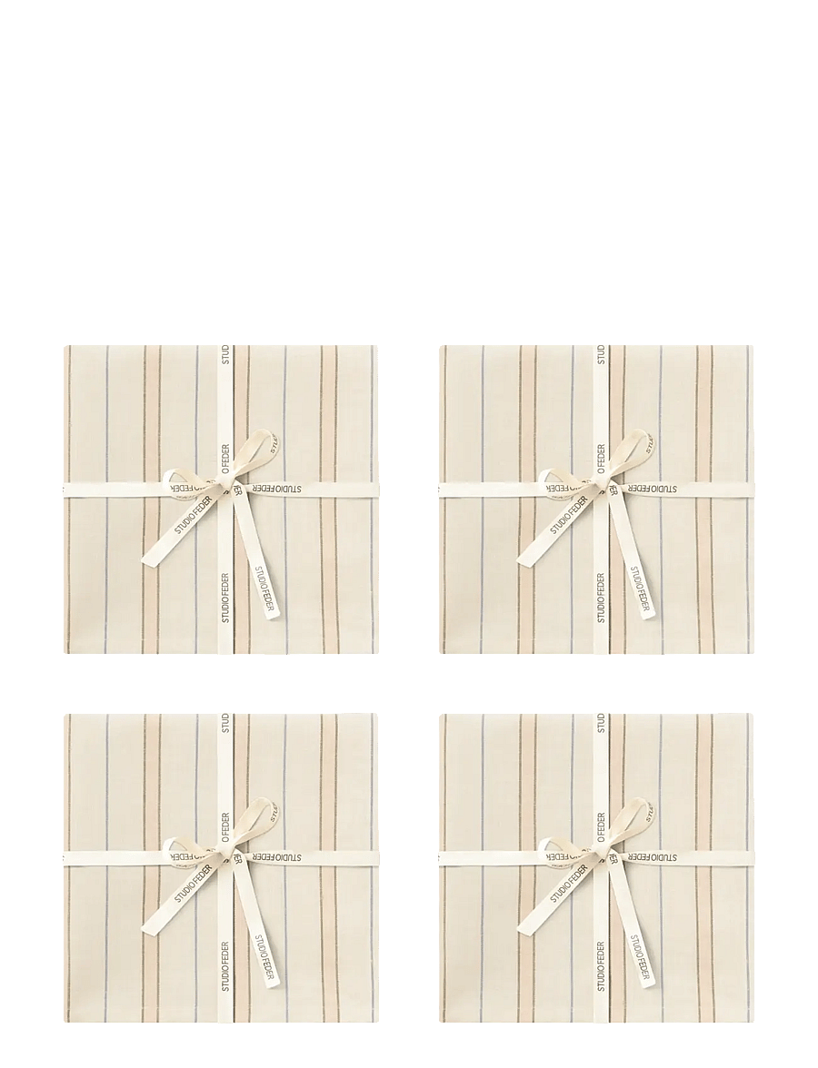 STUDIO FEDER - LIVIA NAPKIN 4-PACK - stoffservietten - la vie - 0